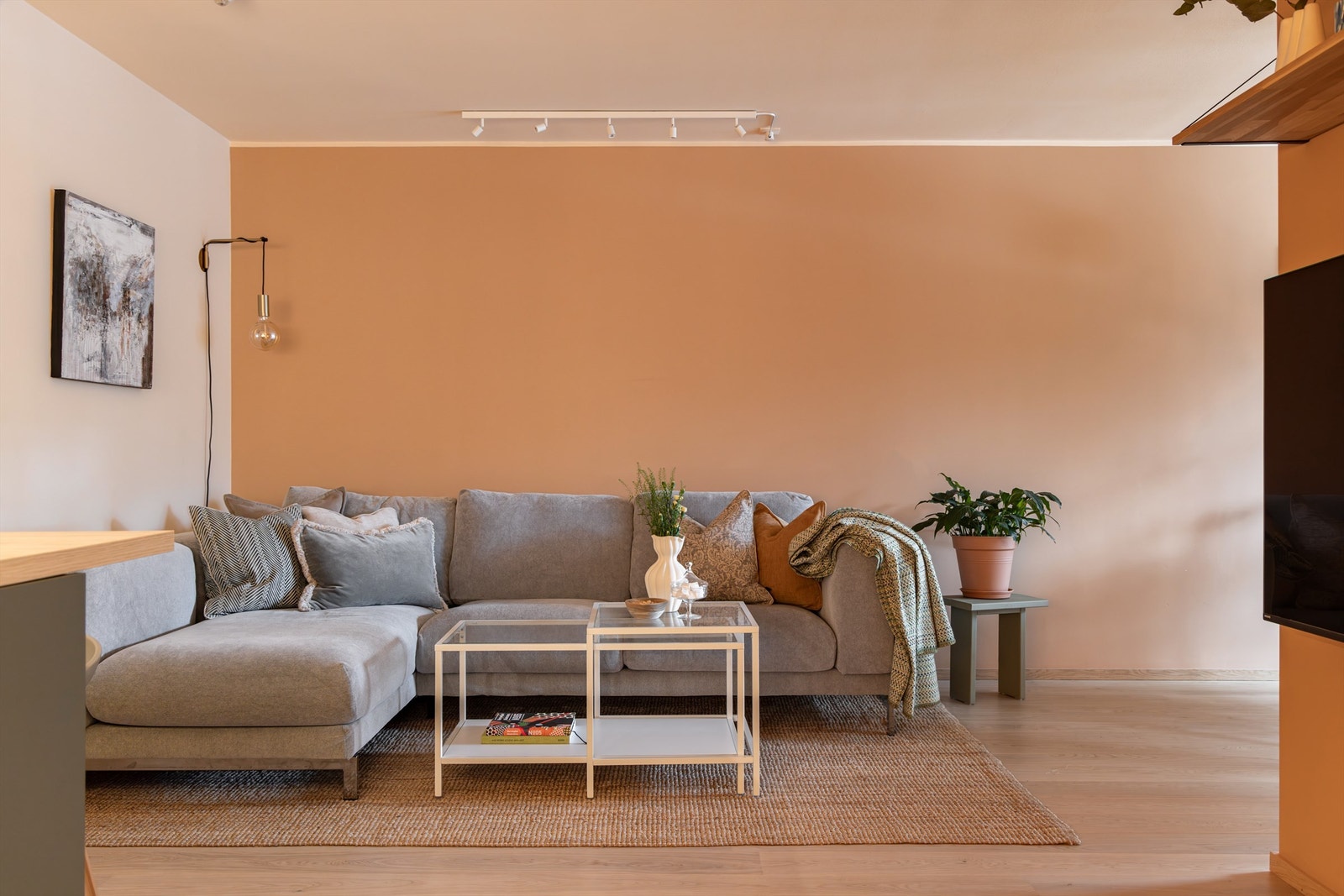 Flotte fargevalg gir en lun atmosfære. Galleribilde