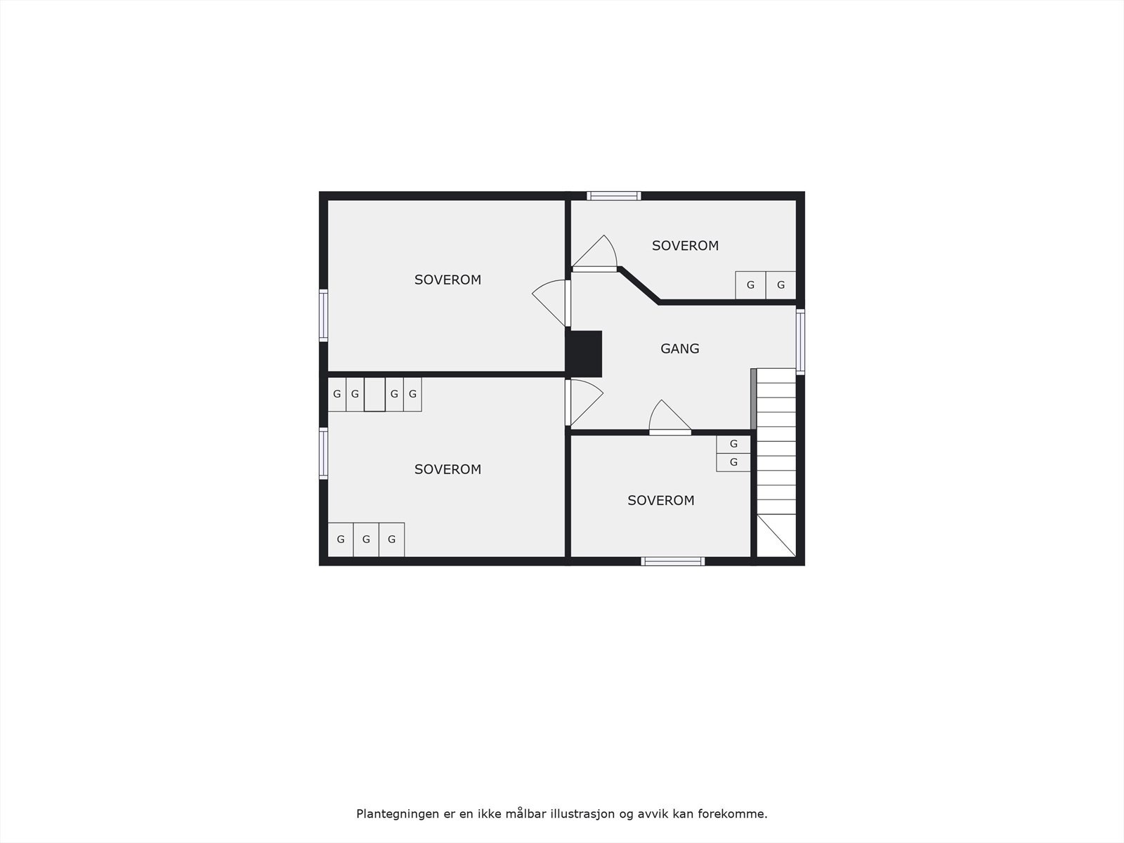 Plantegning 2. etasje. Galleribilde