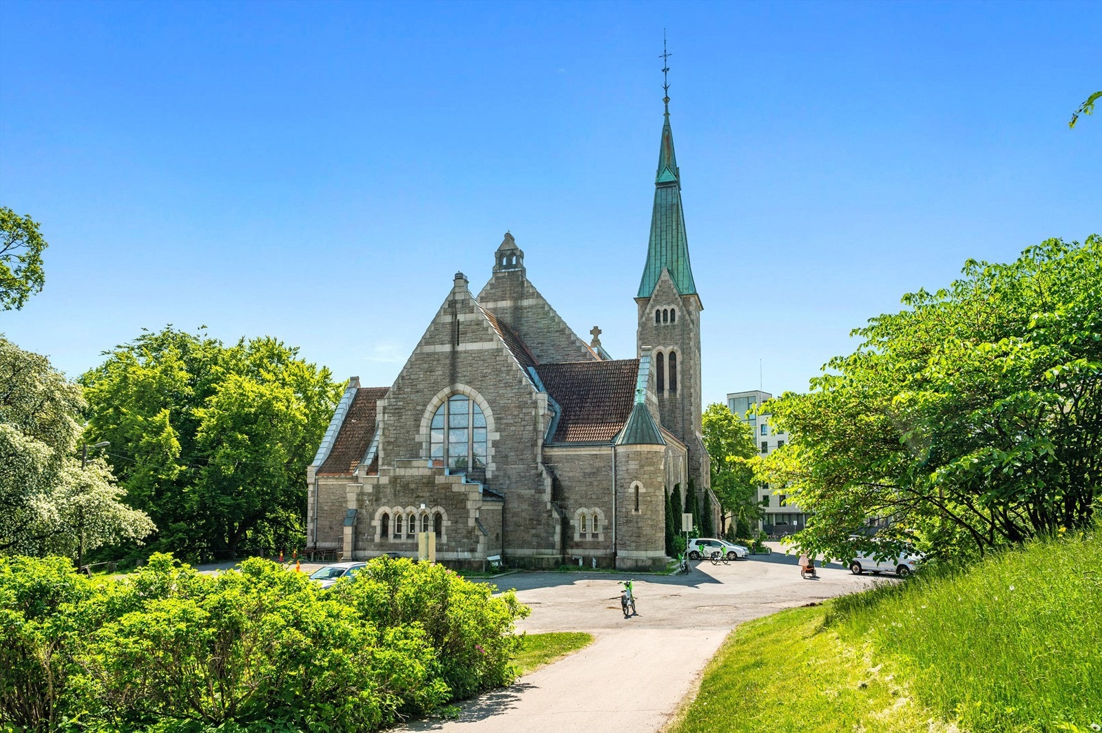 Flotte Fagerborg kirke. Galleribilde