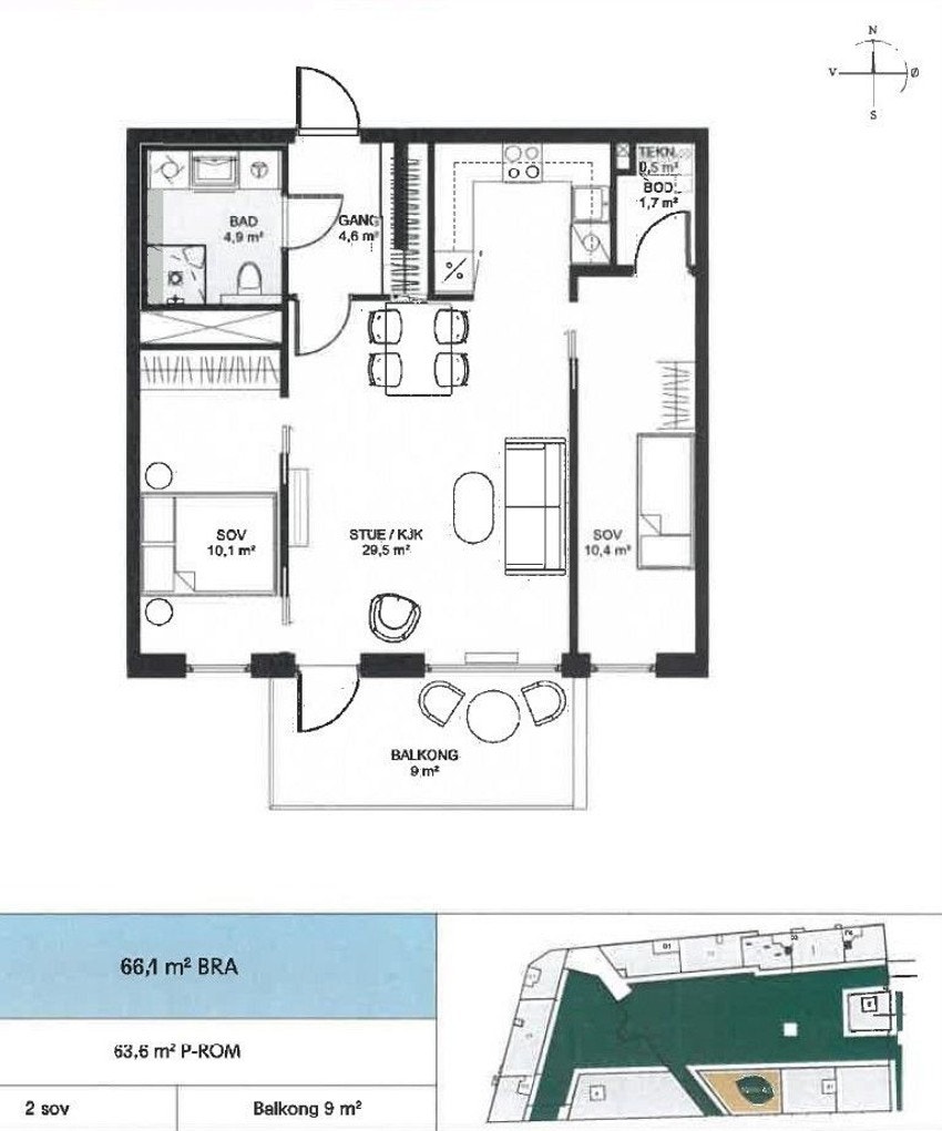 -Plantegning- Galleribilde