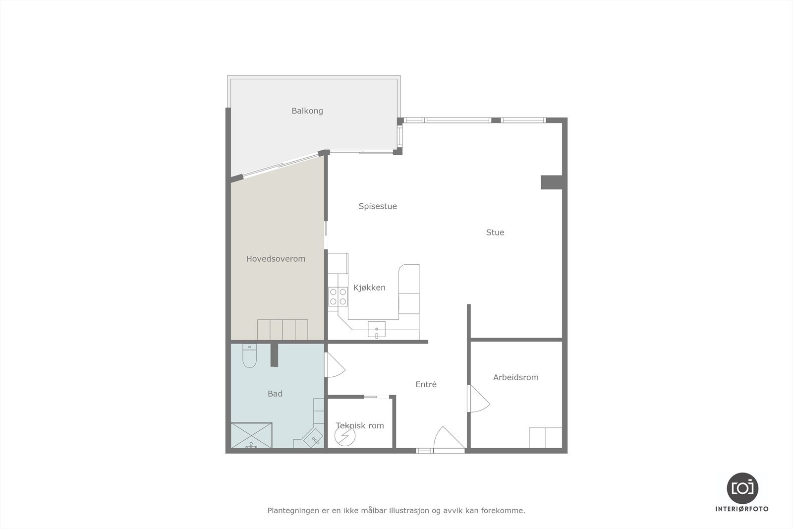 Plantegning Galleribilde