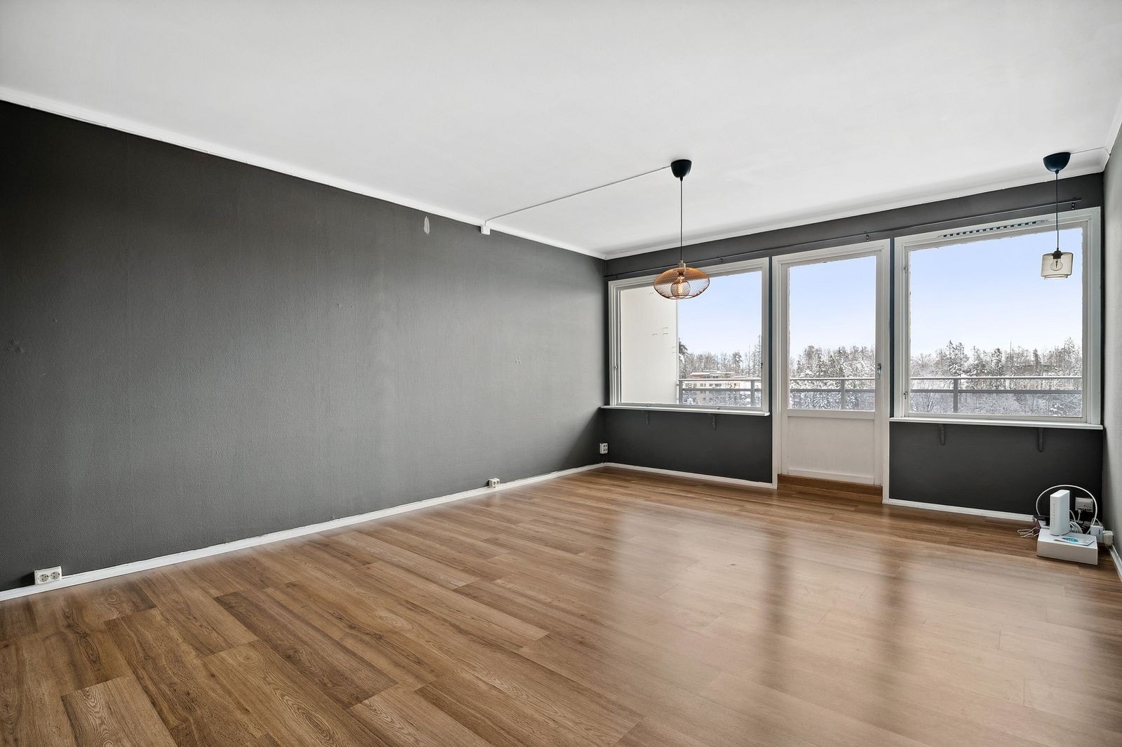 Stue med utgang til balkong Galleribilde