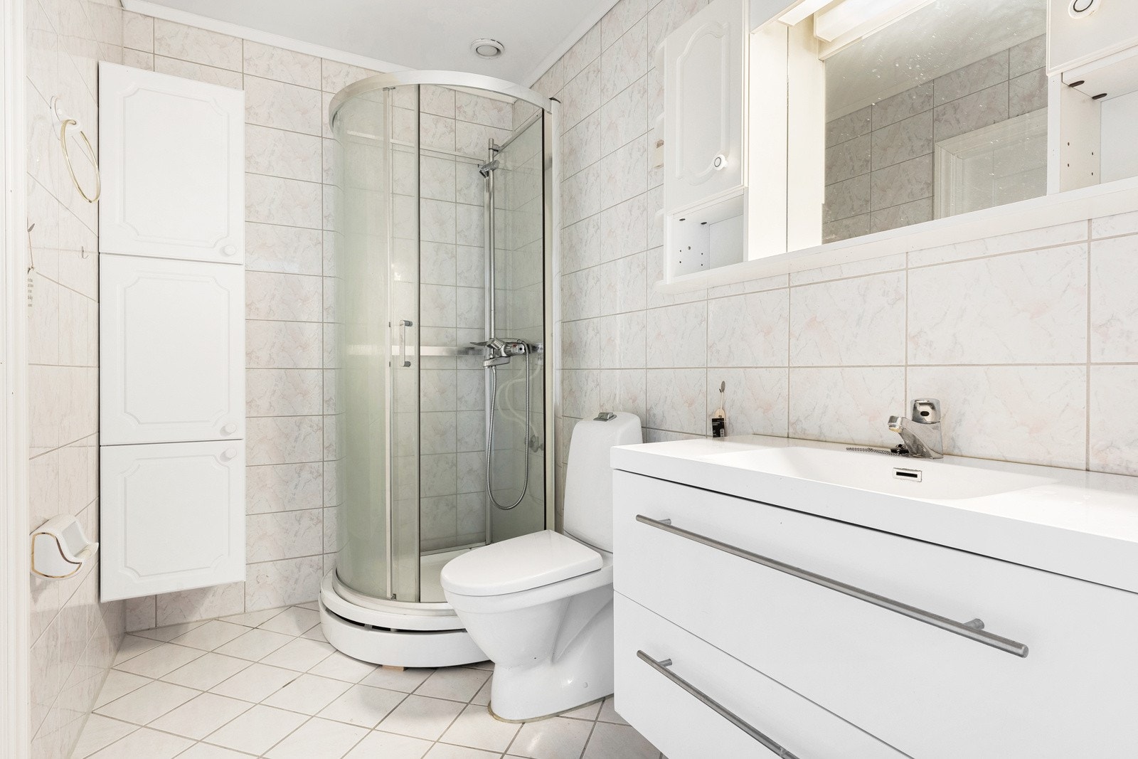 Badet er målt til 4,3 kvm. Galleribilde