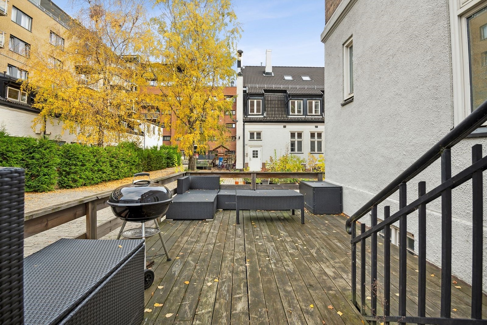 Stor og privat terrasse. Galleribilde