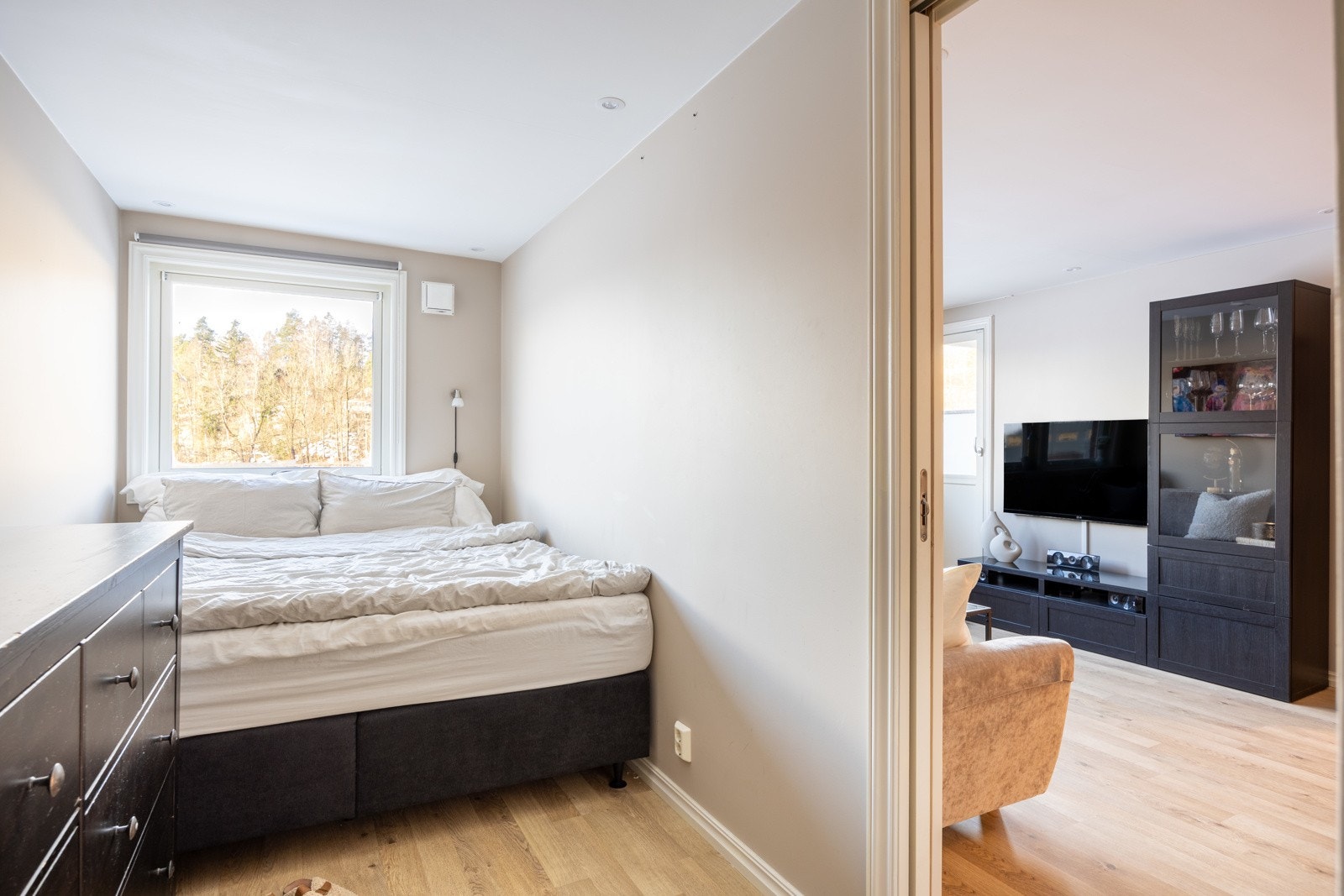 Pent og innbydende soverom. Galleribilde