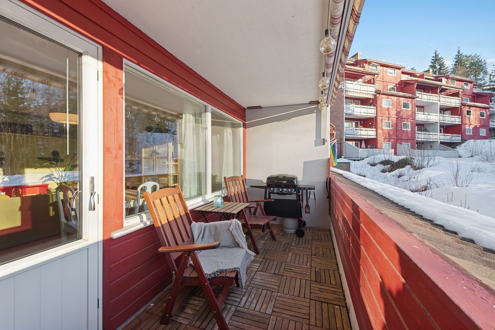 Ditt nye hjem har utgang til en sydvendt balkong på ca. 8 m². Galleribilde