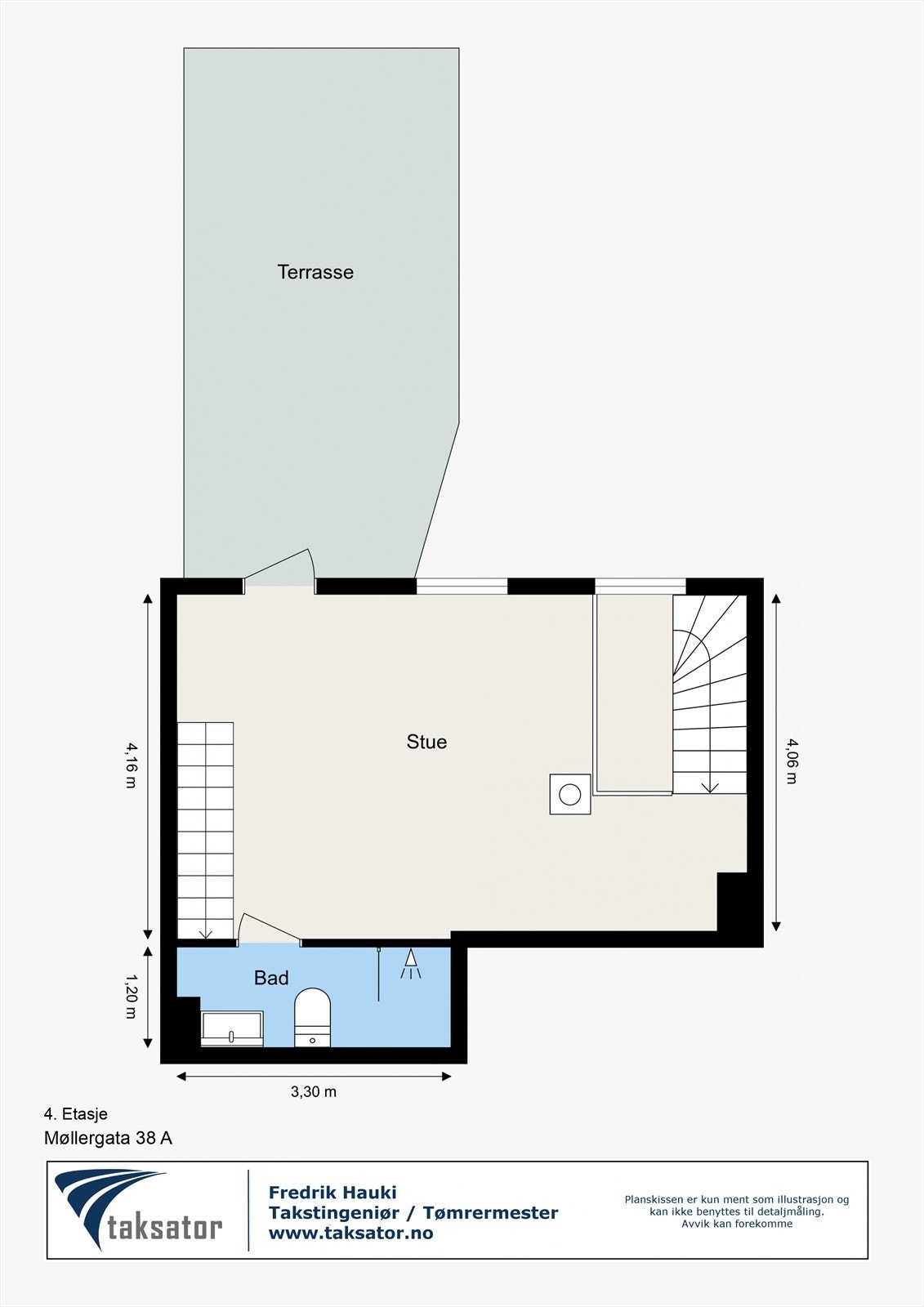 Møllergata 38 A - 4. Etasje Galleribilde