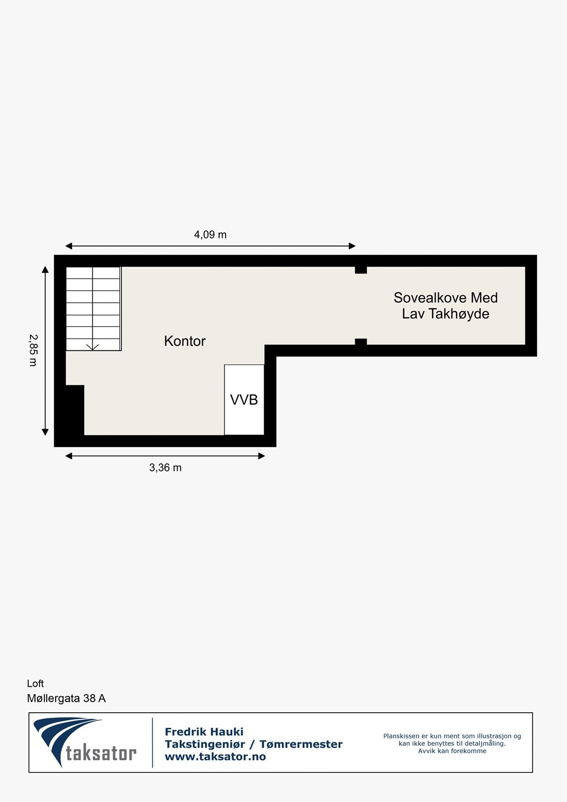 Møllergata 38 A - Loft Galleribilde