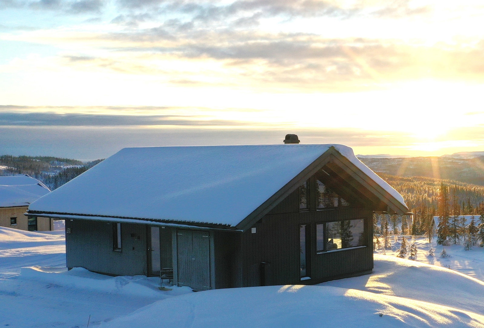 Hedvig en fin vinterdag. Bilde for illustrasjon Galleribilde