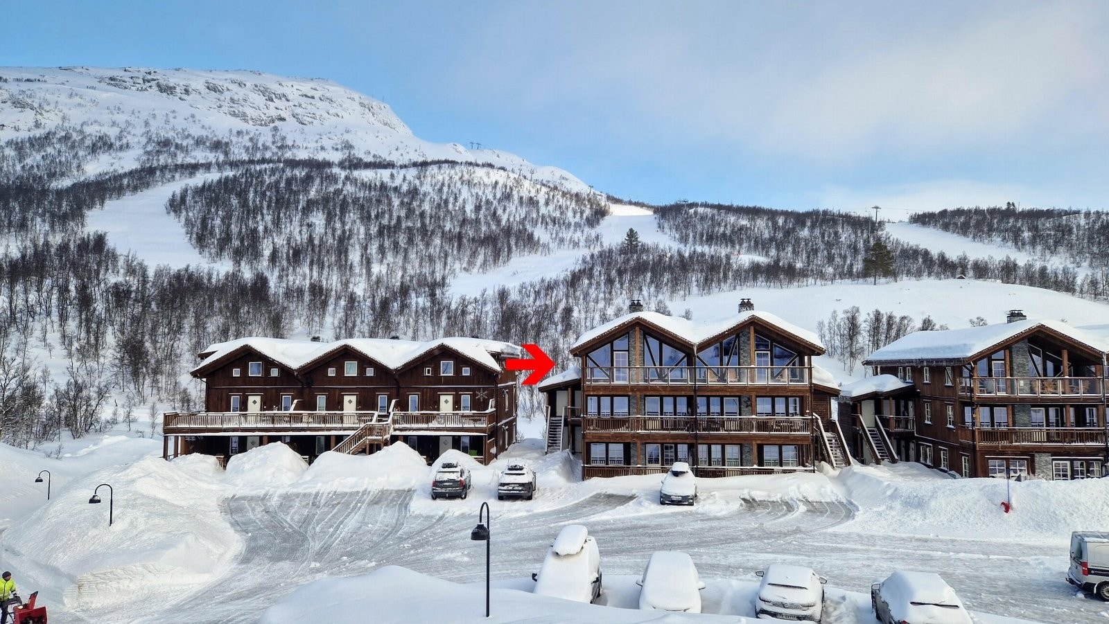 Leiligheten ligger flott til rett i alpinanlegget Ski inn / Ski ut! Galleribilde