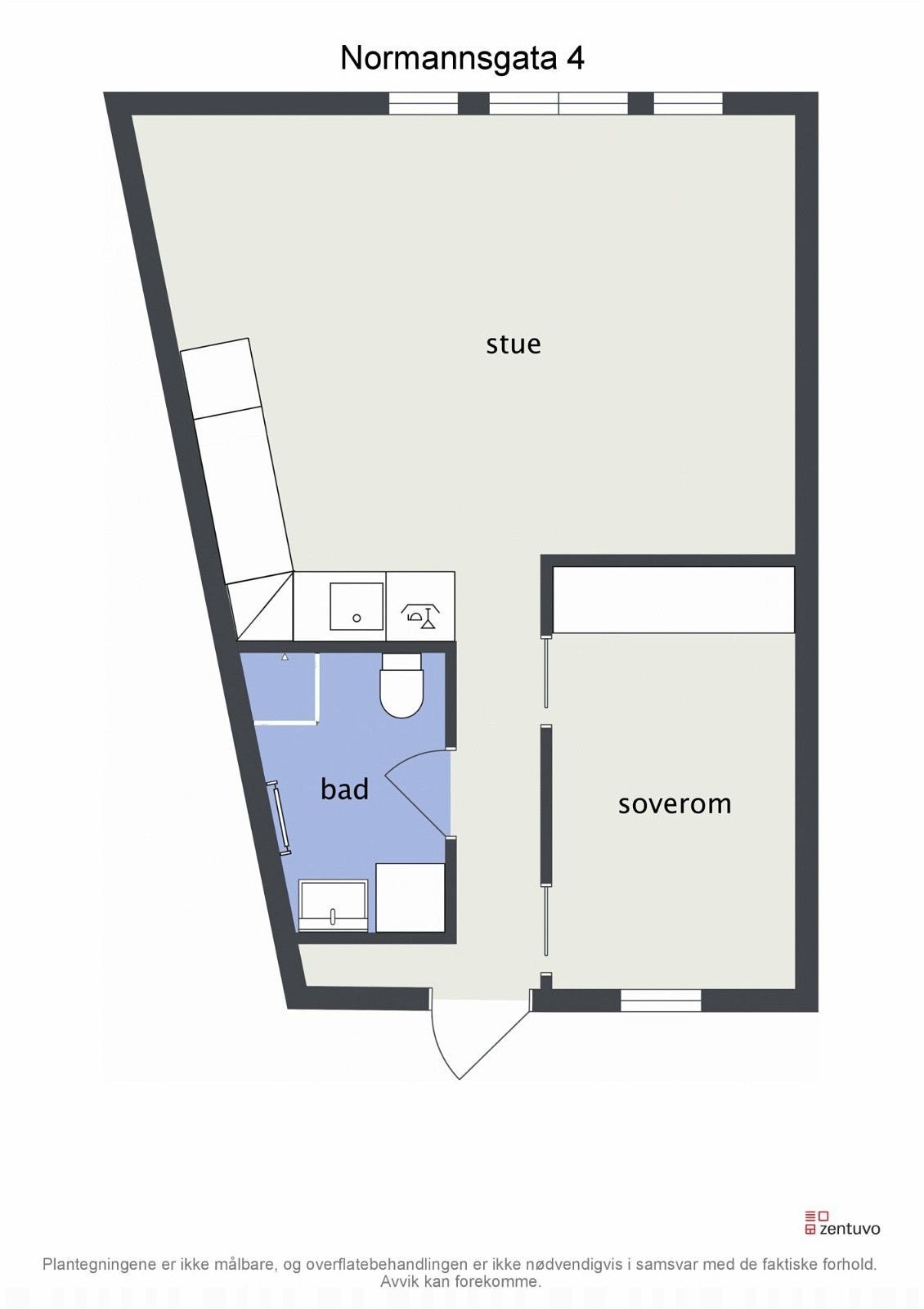 plantegning Galleribilde