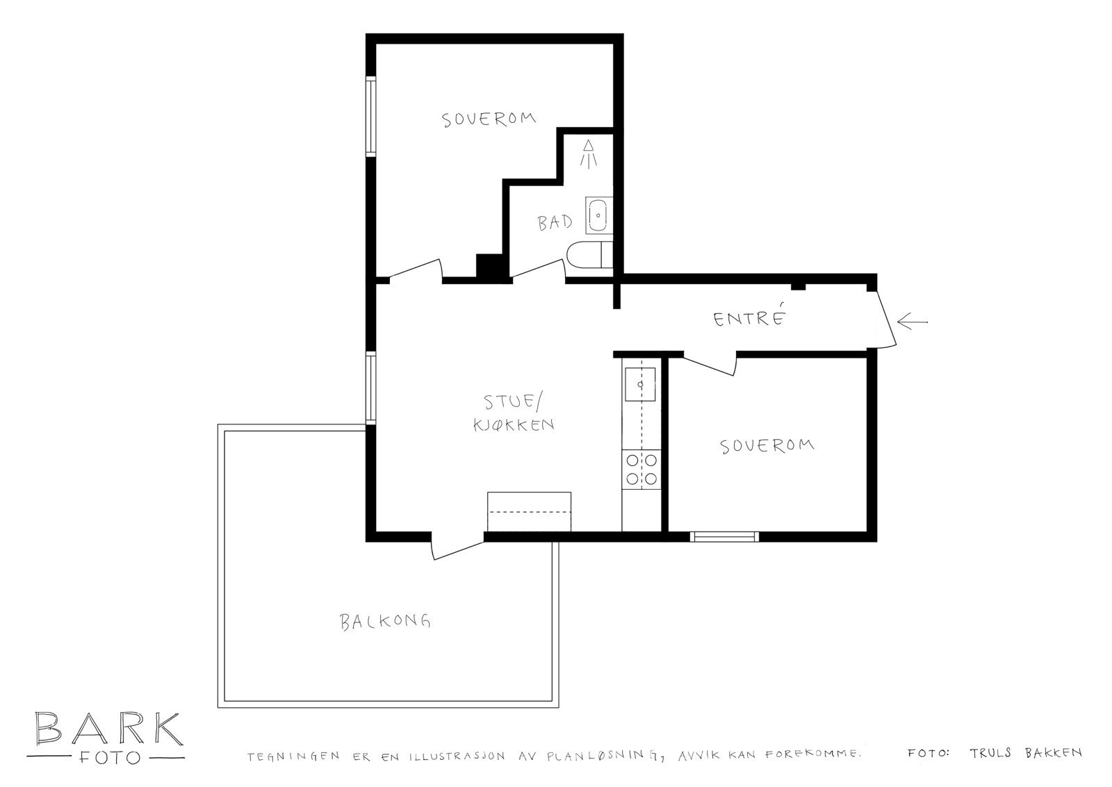 Plantegning. Galleribilde