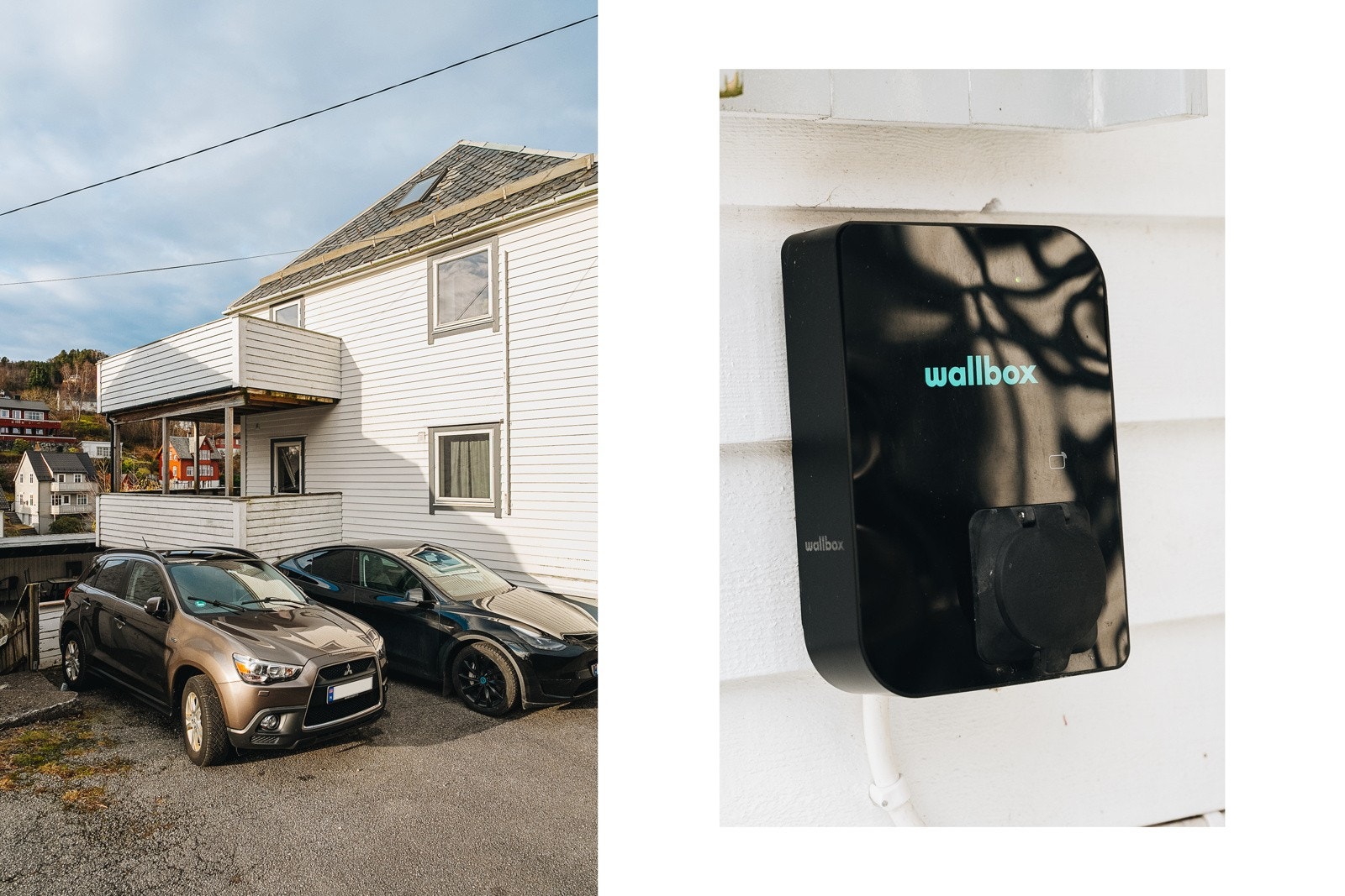 Borettslaget disponerer en elbilader som kan brukes gjennom dialog med borettslaget. Det er per nå ingen som bruker denne. Galleribilde