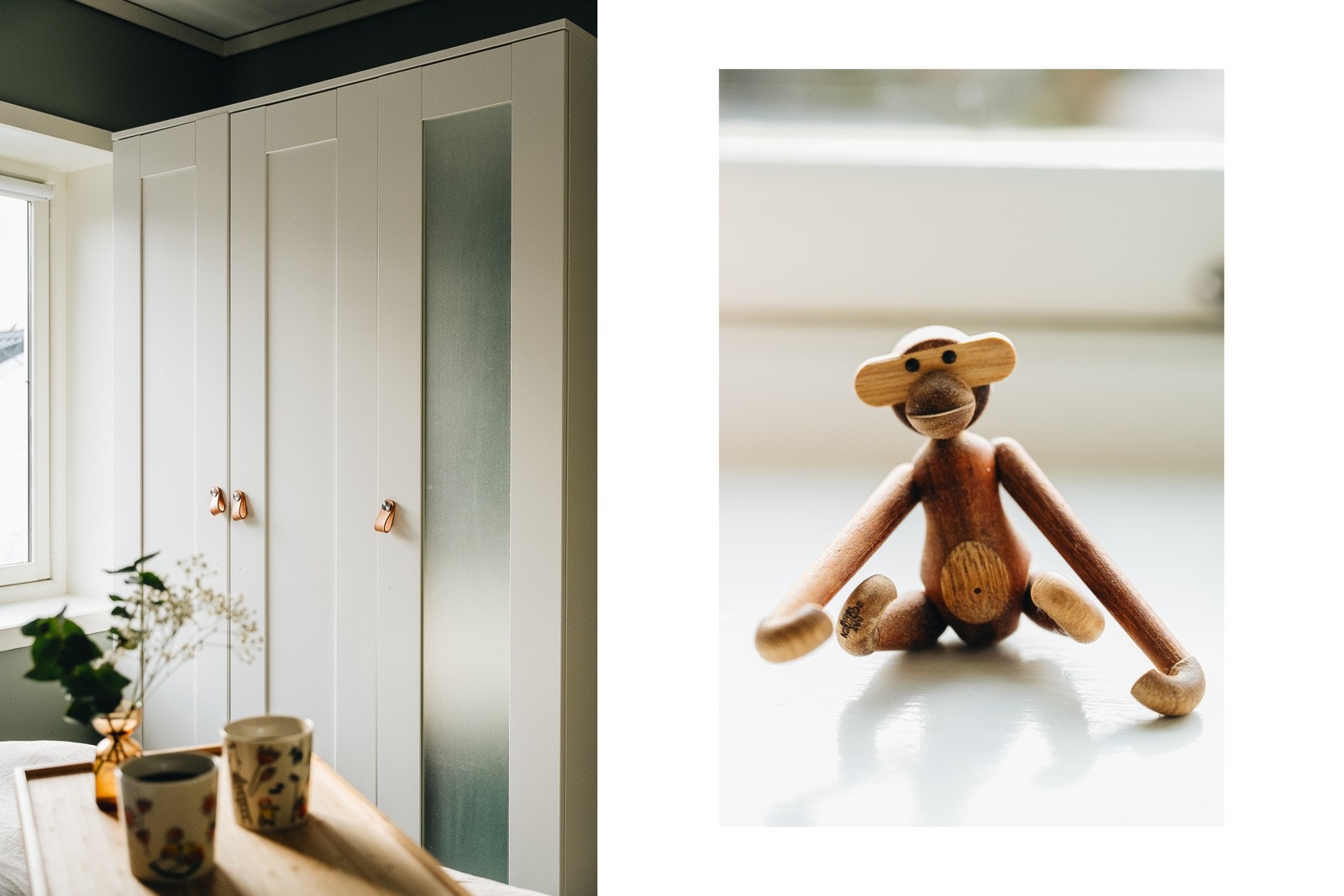 På soverommet har man en god garderobeløsning, som sirker rikelig med lagringsplass. Galleribilde