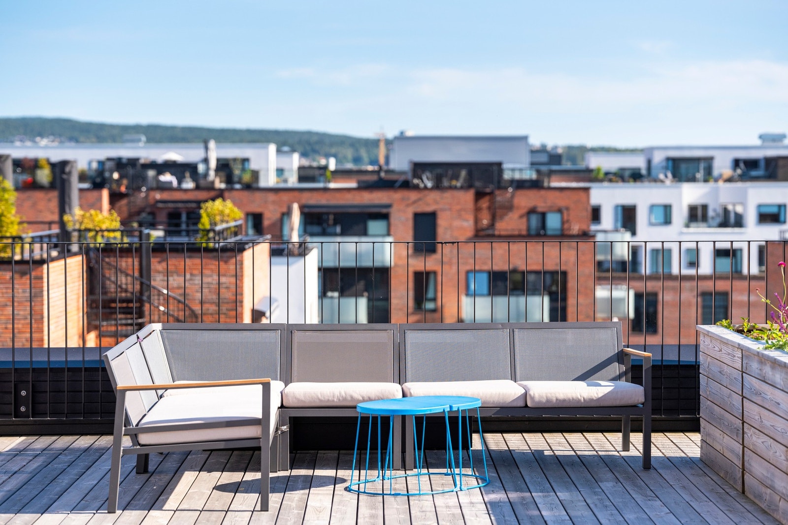 Her er det svært gode solforhold og utsikt. Galleribilde