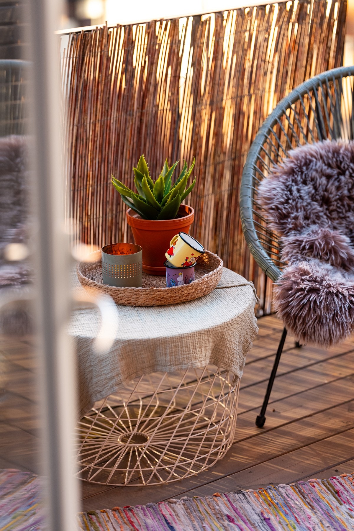 Her er det tillatt med gass/ og elektrisk grill. Samtidig er det god plas til å møblere etter ønske. Galleribilde