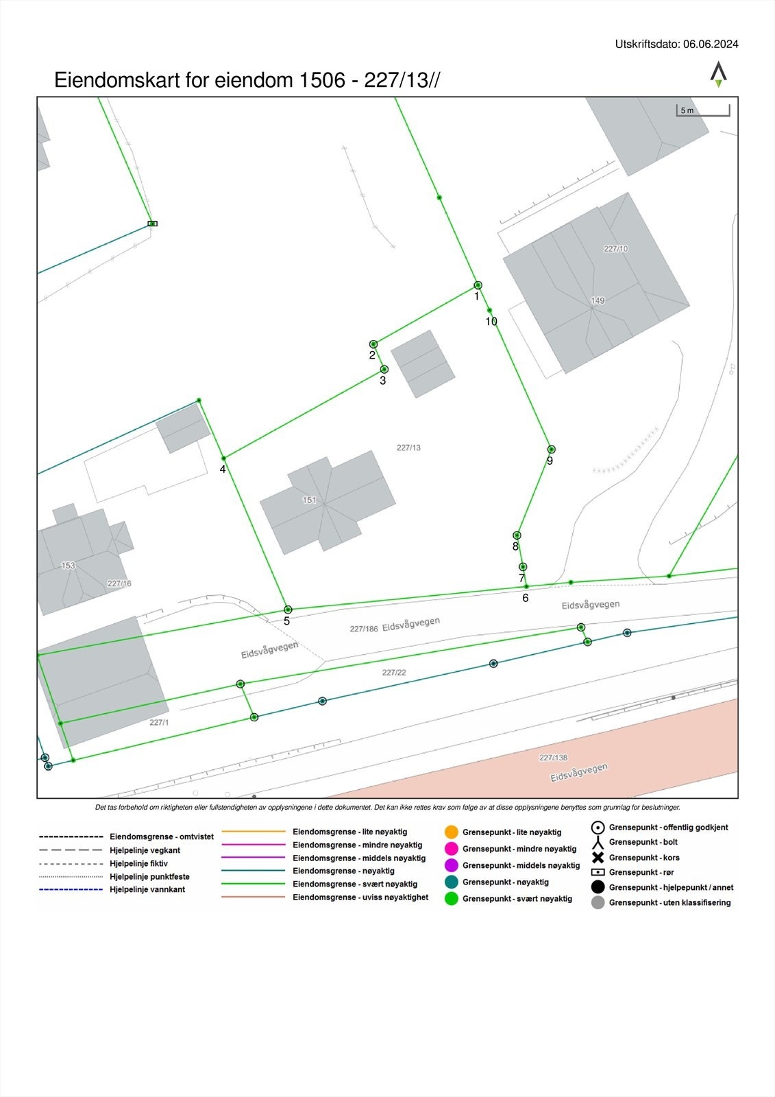 Eiet tomt på 627,5 kvm Galleribilde