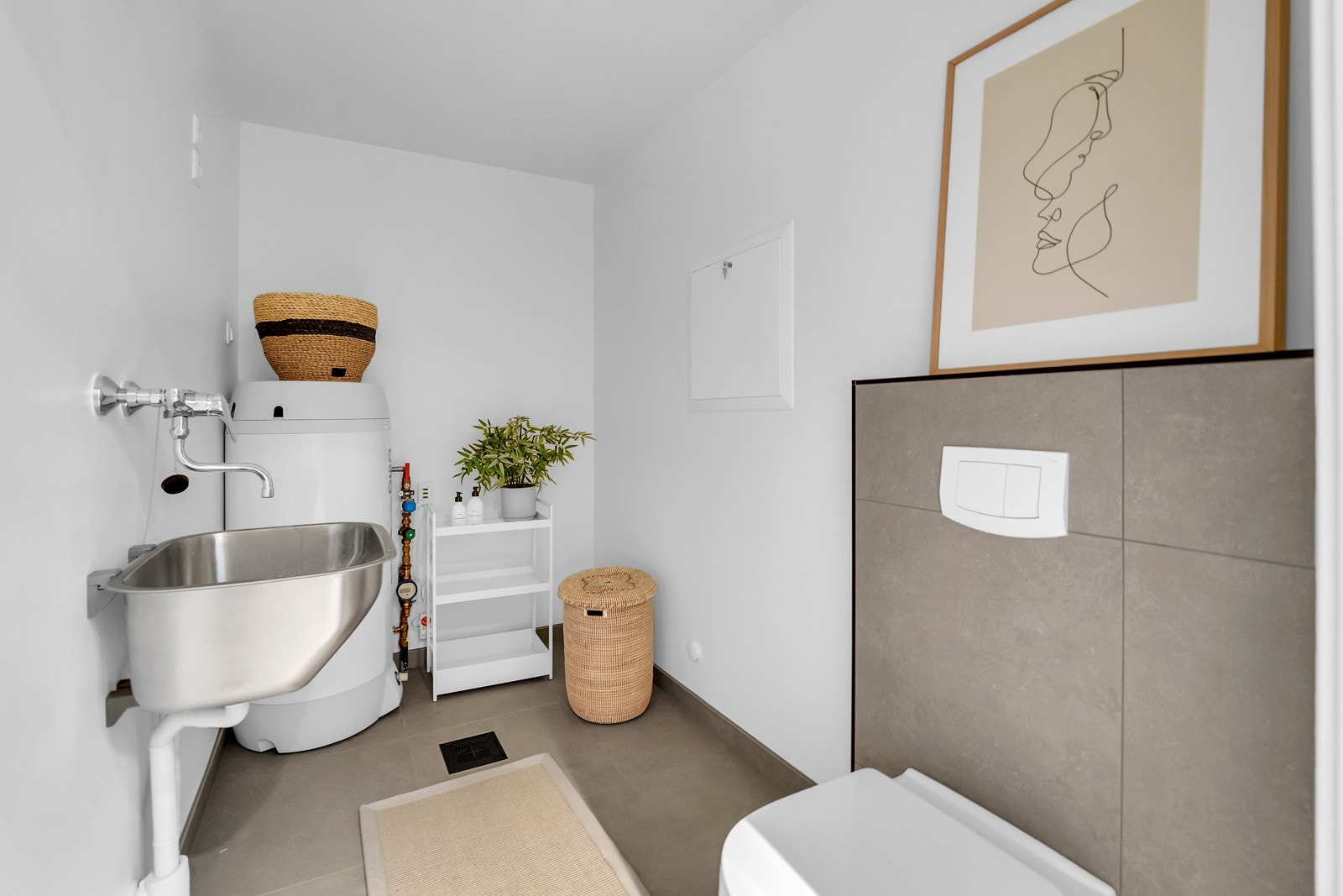 Boligen har et separat WC / Vaskerom i U.etasje. Galleribilde