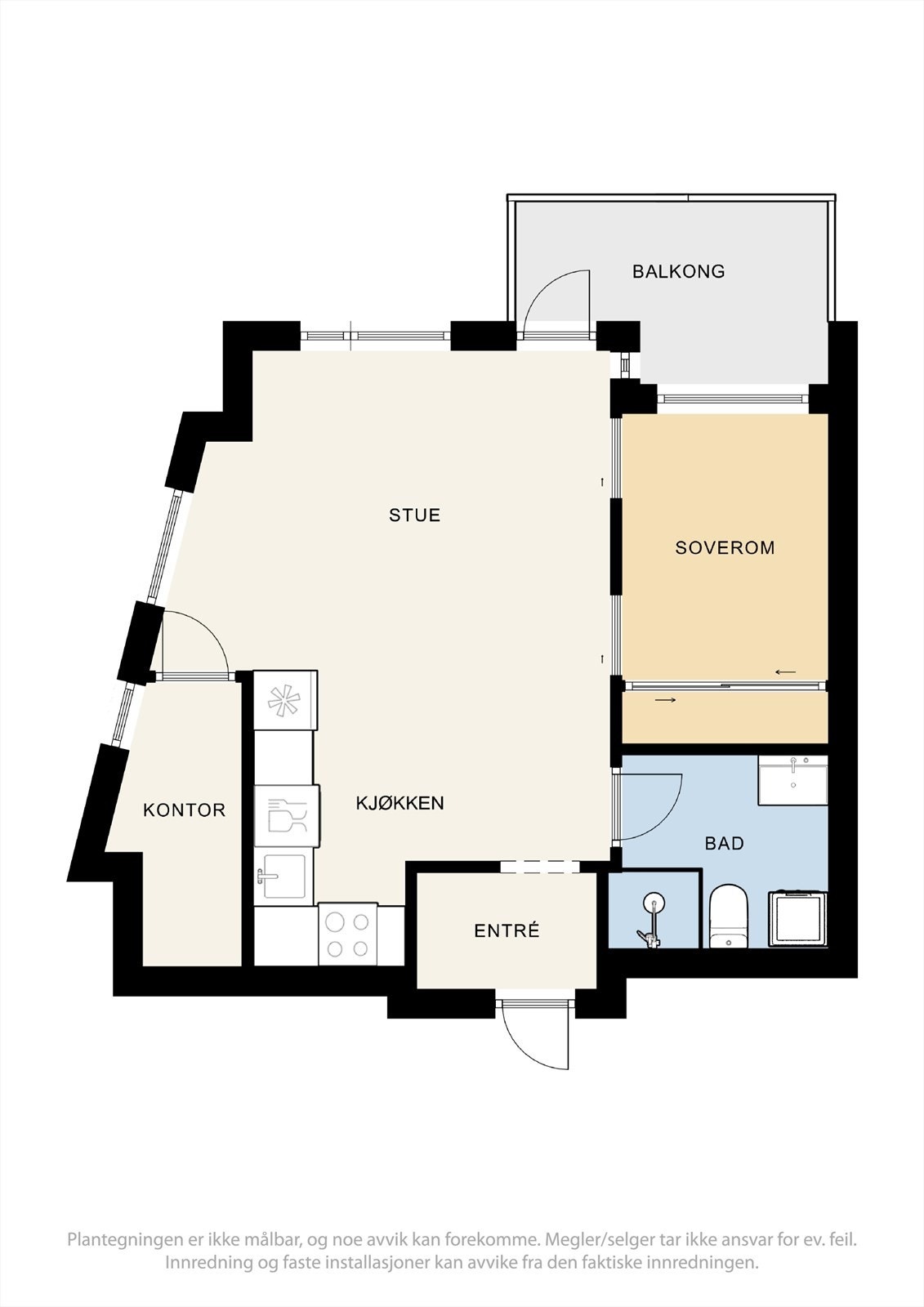 Plantegning Galleribilde