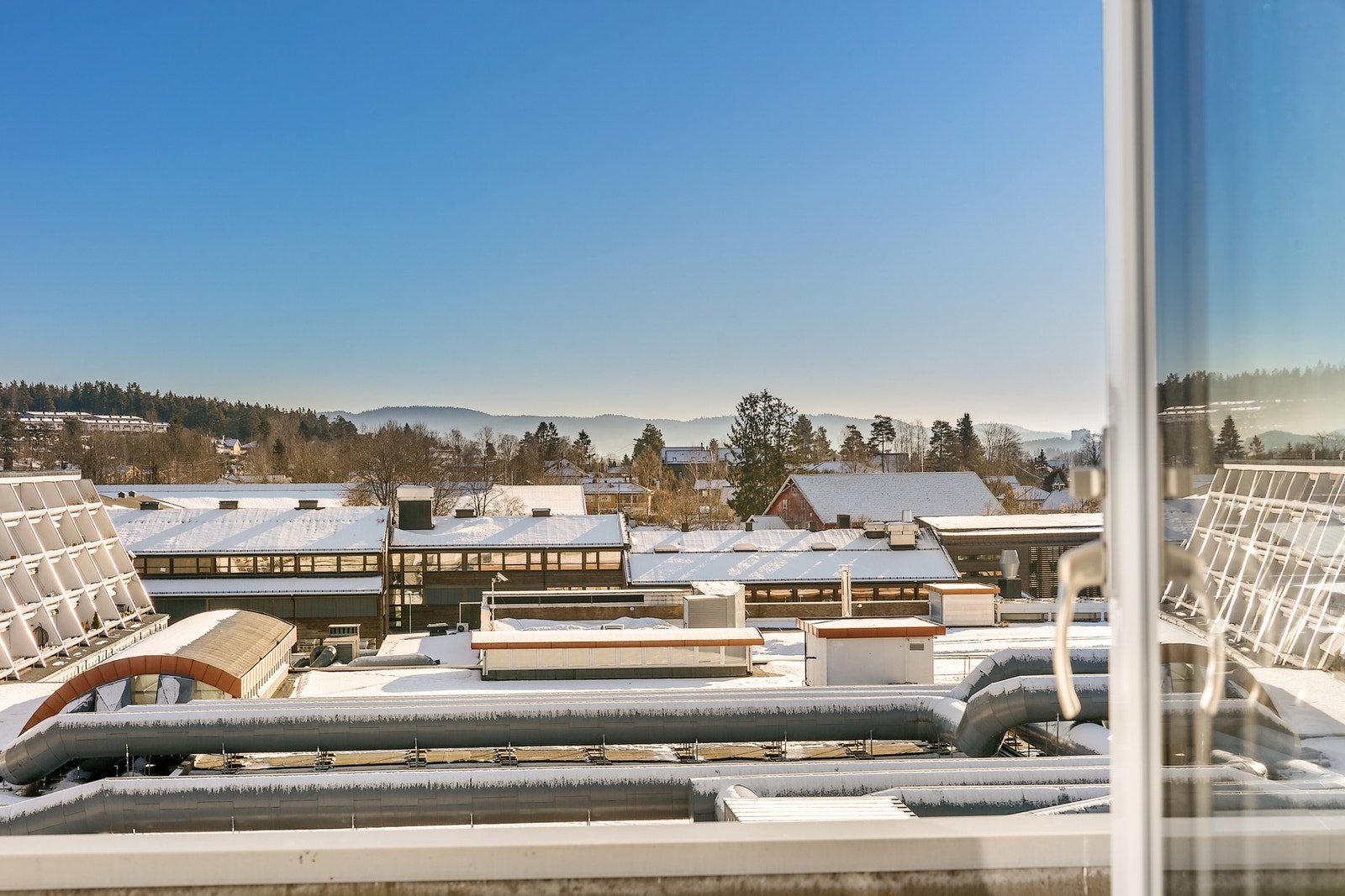 Utsikt fra leiligheten. Galleribilde