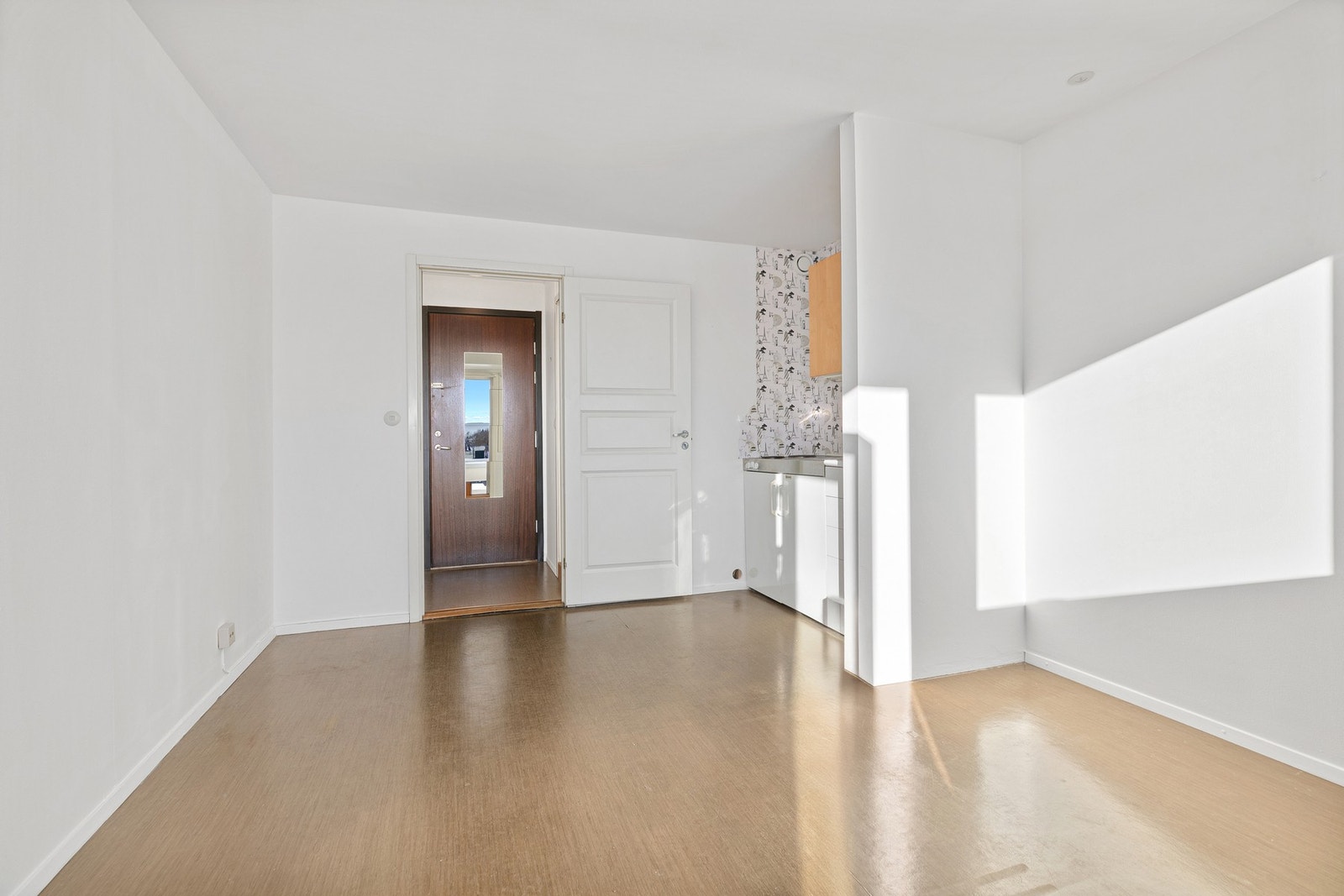 Leiligheten er 18 kvm og byr på en arealeffektiv planløsning. Galleribilde