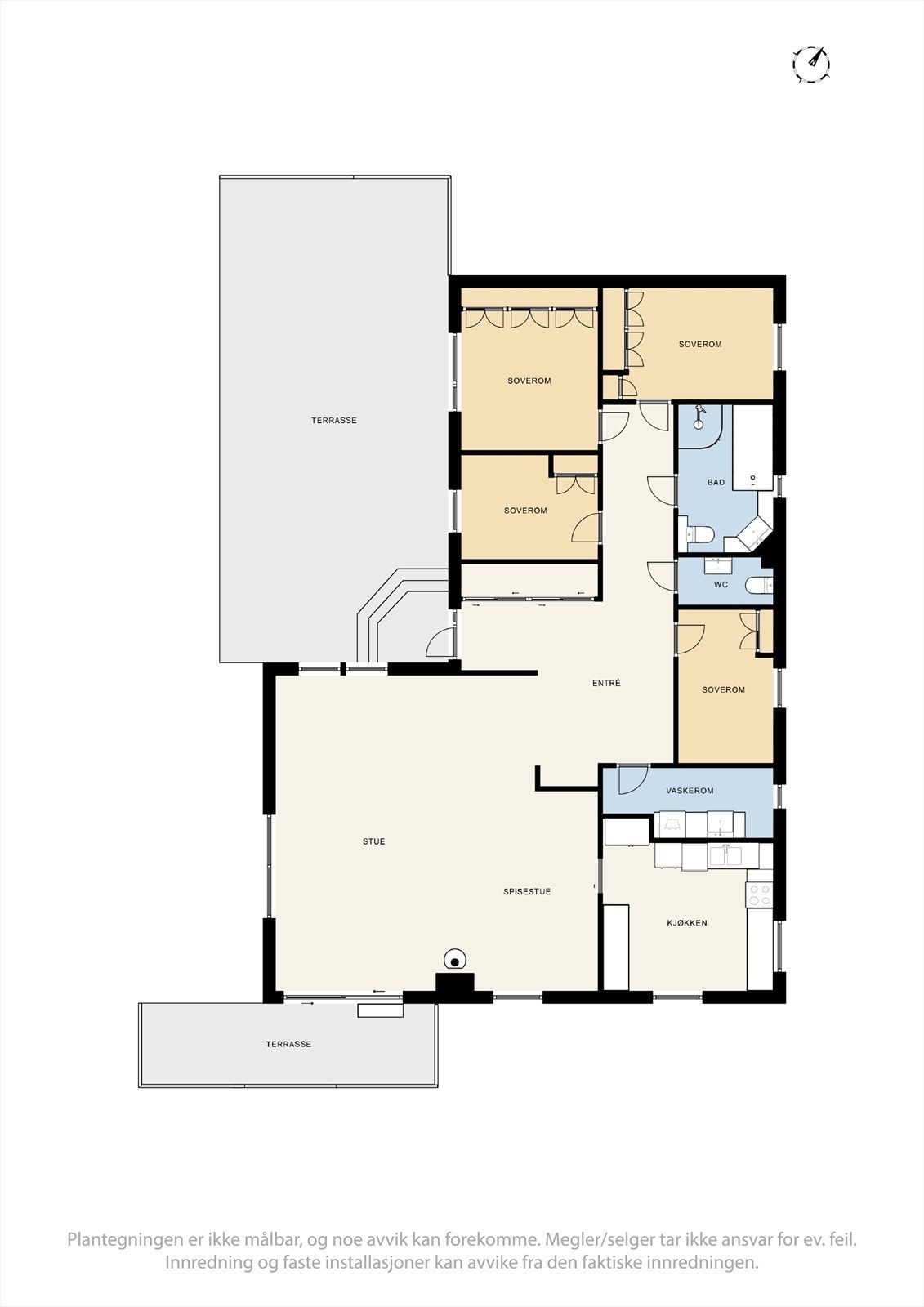 Plantegning 1. etasje. Galleribilde