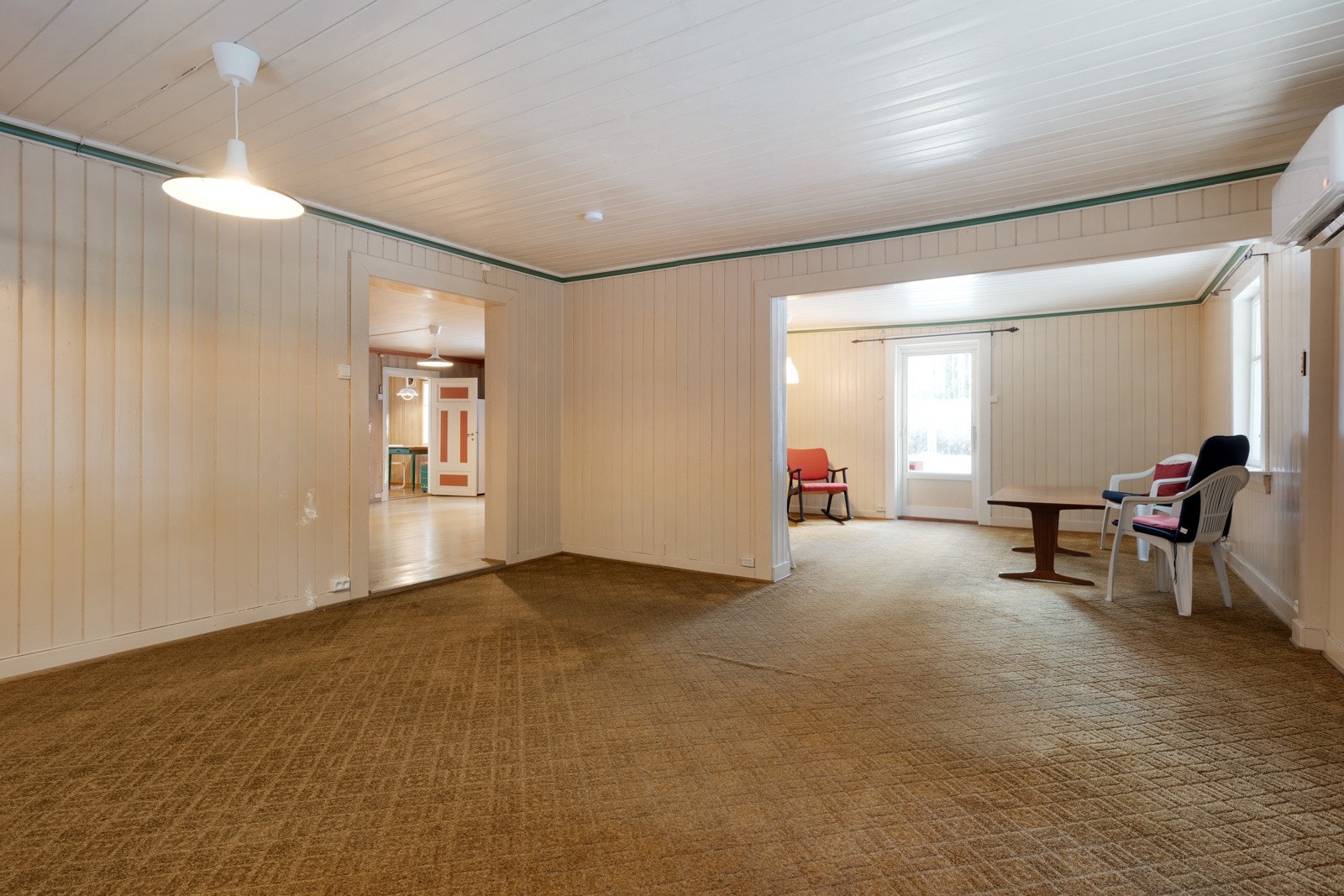 Stuen er det største rommet i fritidsboligen. Galleribilde