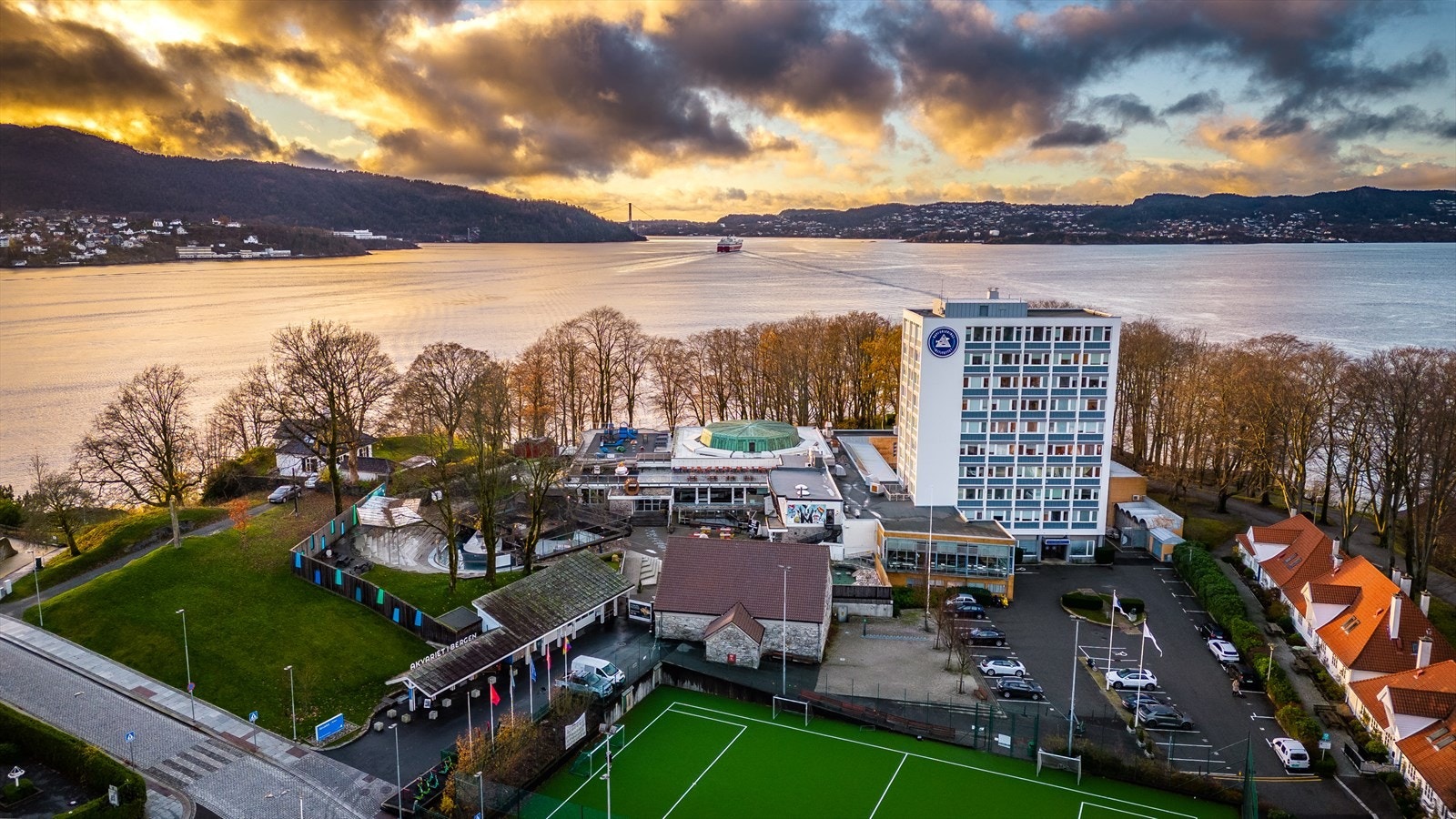 Akvariet i Bergen er kun få minutters gange fra leiligheten. Galleribilde