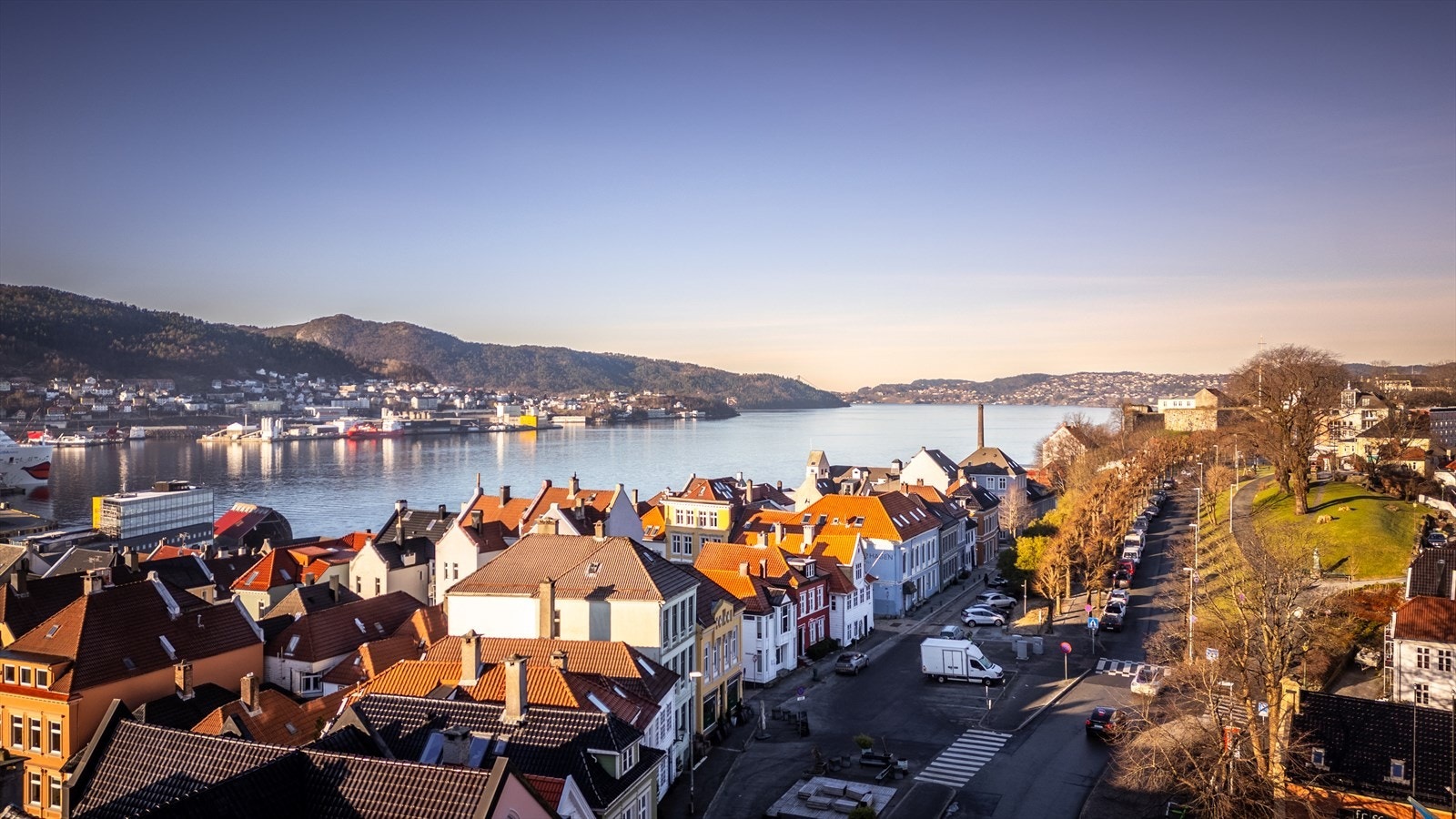 Nordnes/Verftet er et hyggelig å rolig nabolag i Bergen sentrum. Galleribilde