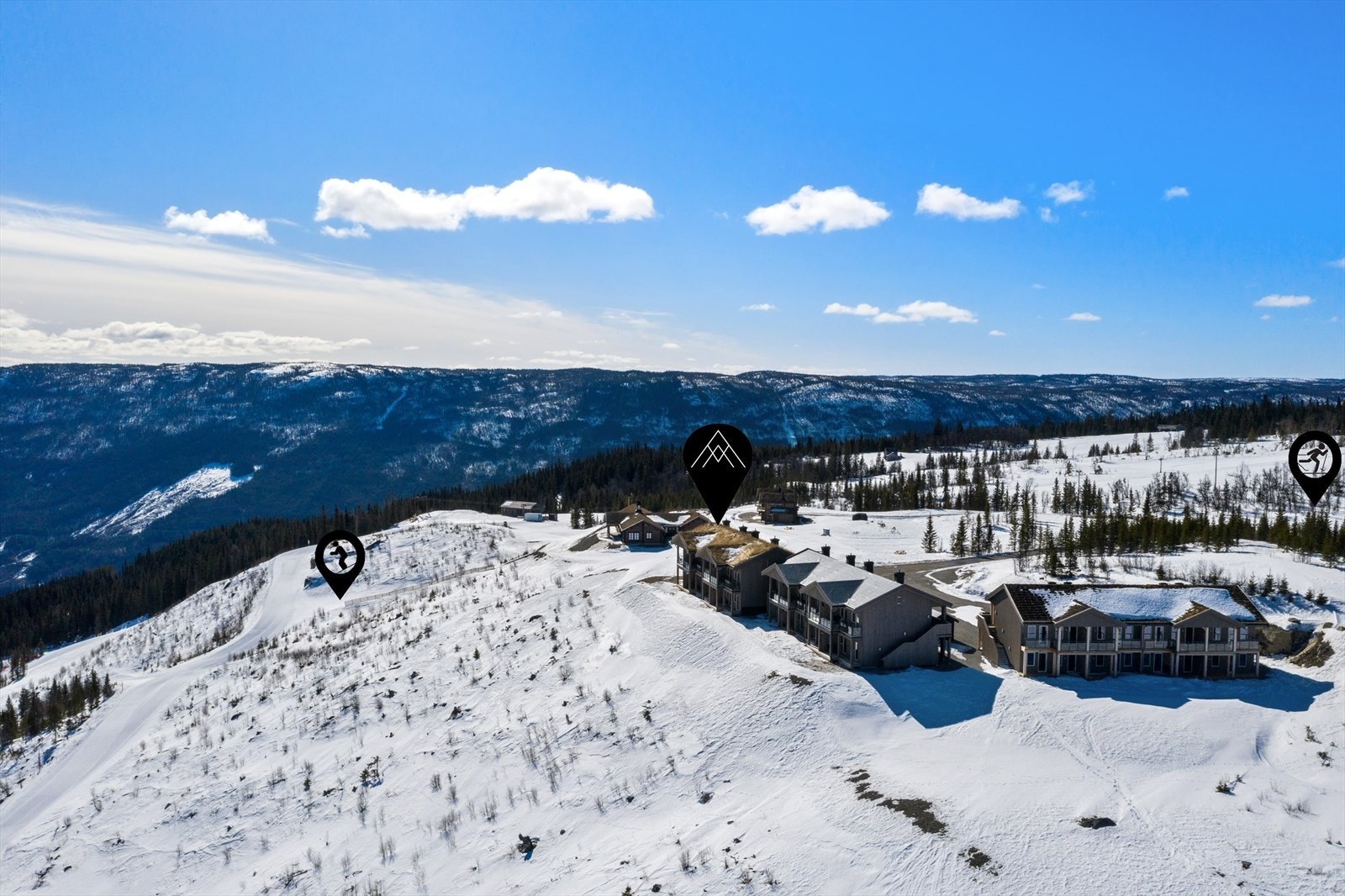 Leilighet med ski inn/ski ut både på alpint og langrenn. Galleribilde