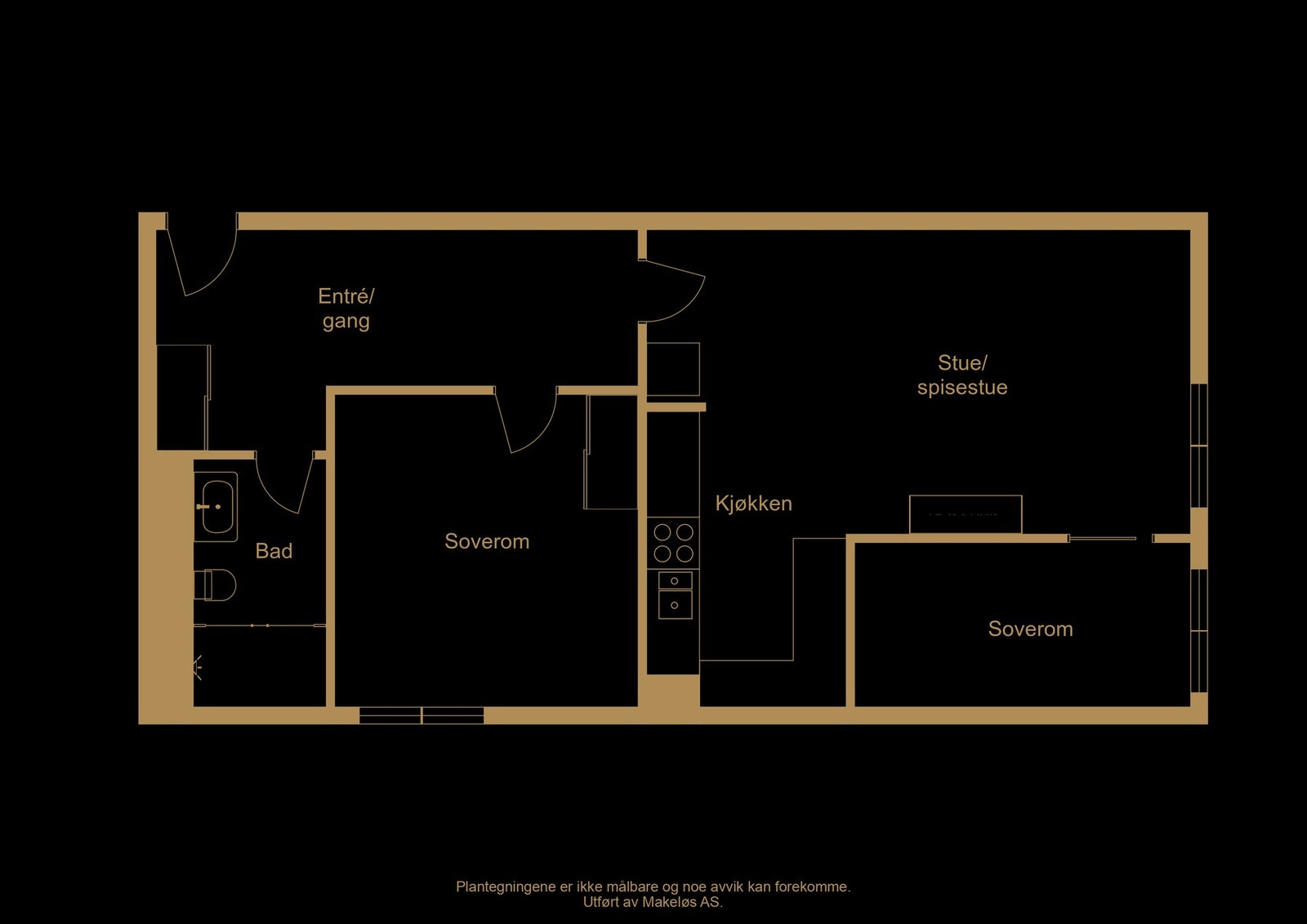 Plantegning - illustrasjon, avvik kan forekomme Galleribilde