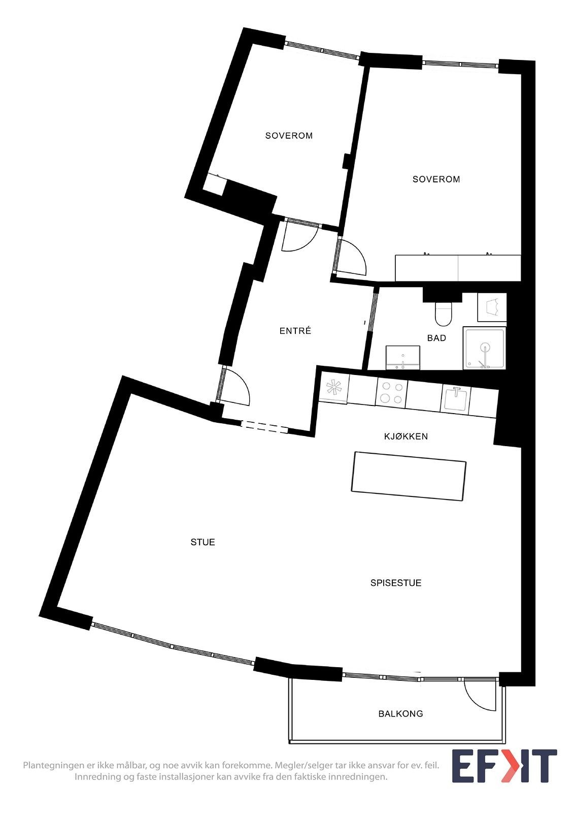 Plantegning Galleribilde