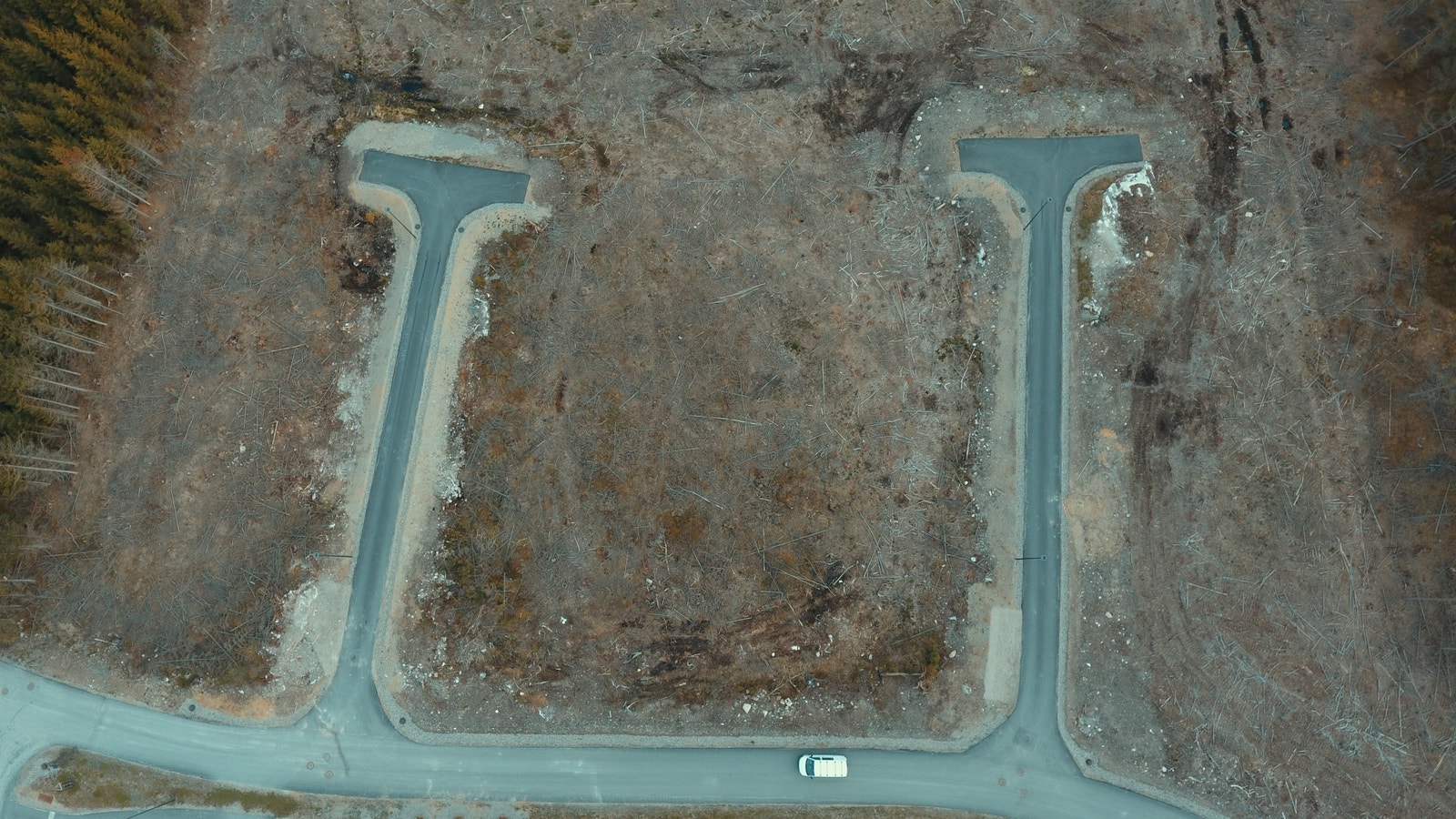 Oversiktsbilde av tomt Galleribilde