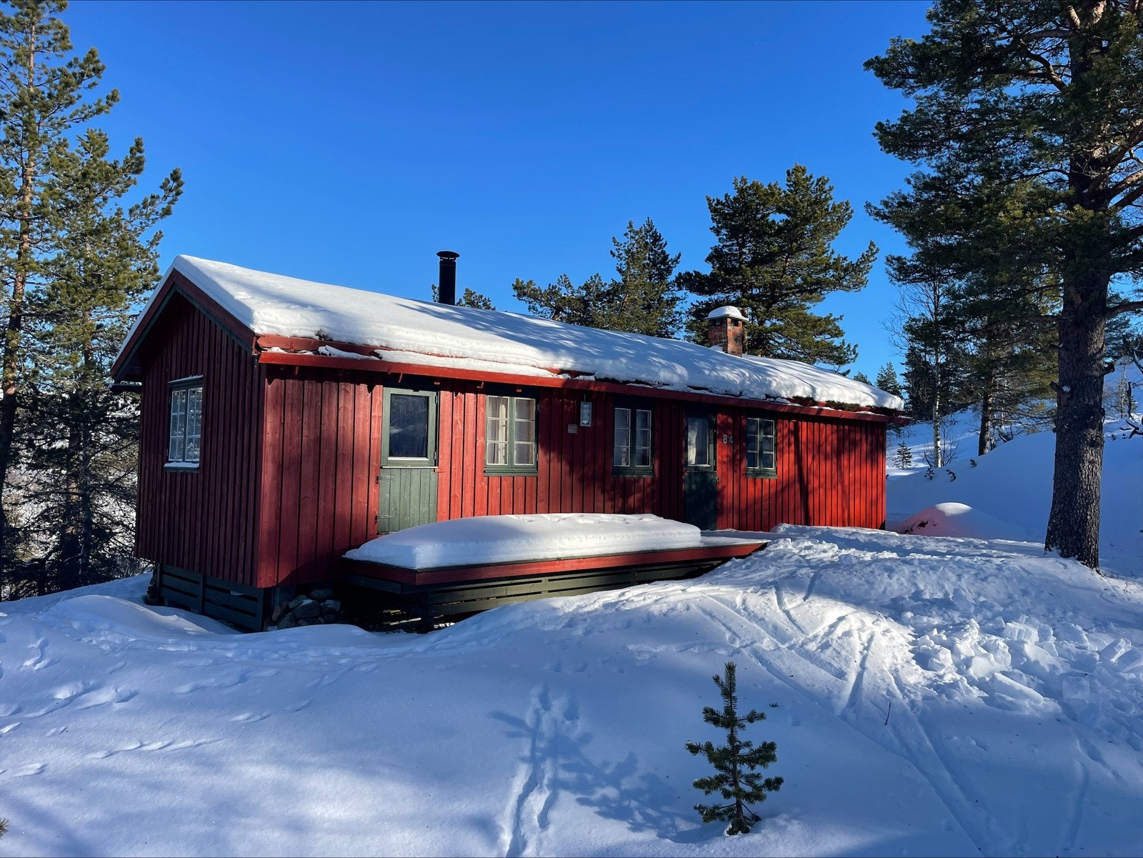 Velkommen til usjenert hytte på fjellet i Sirdal. 700 meter over havet. Sandtjødnbekken 84 Galleribilde