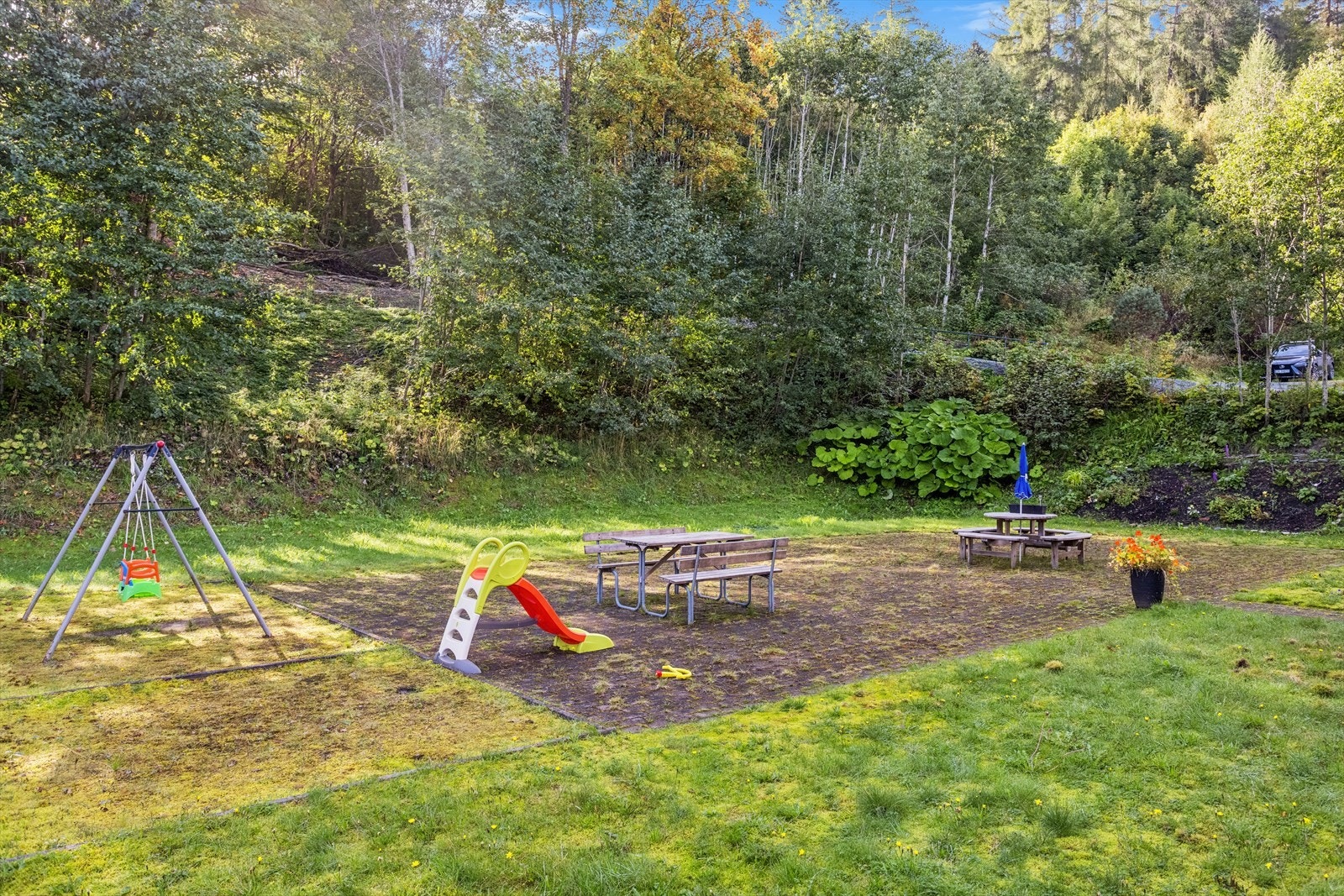 Fra sameiets felles bakgård. Galleribilde