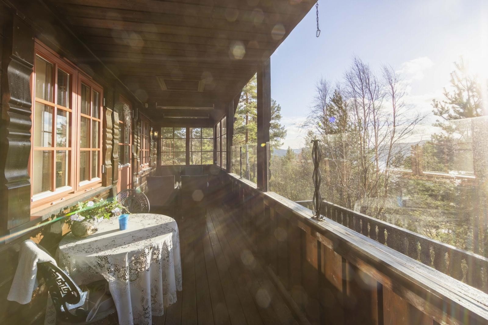 Utsikt fra veranda Galleribilde