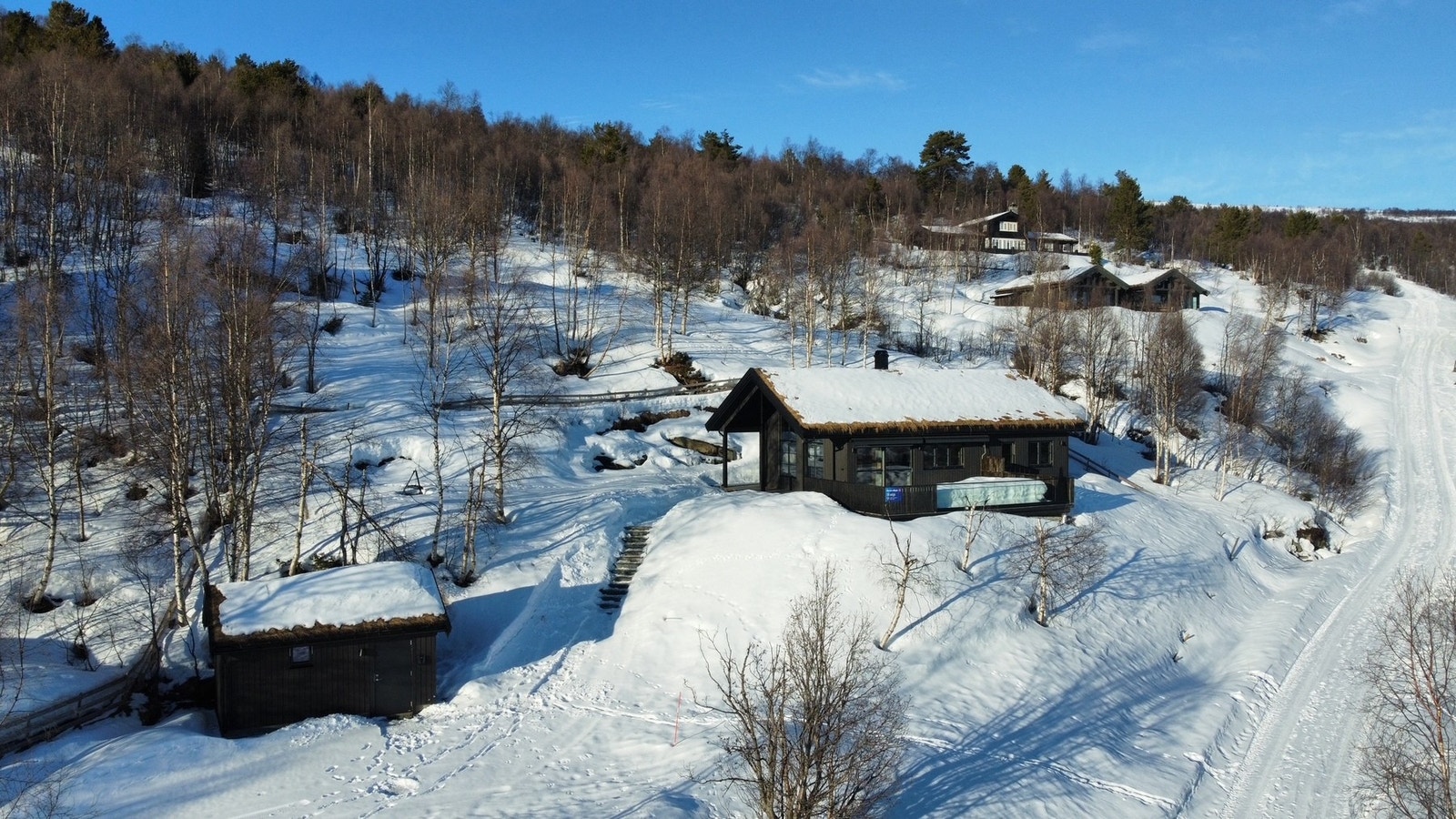 Eiendommen ligger i et etablert hyttefelt og har fantastisk utsikt. Galleribilde