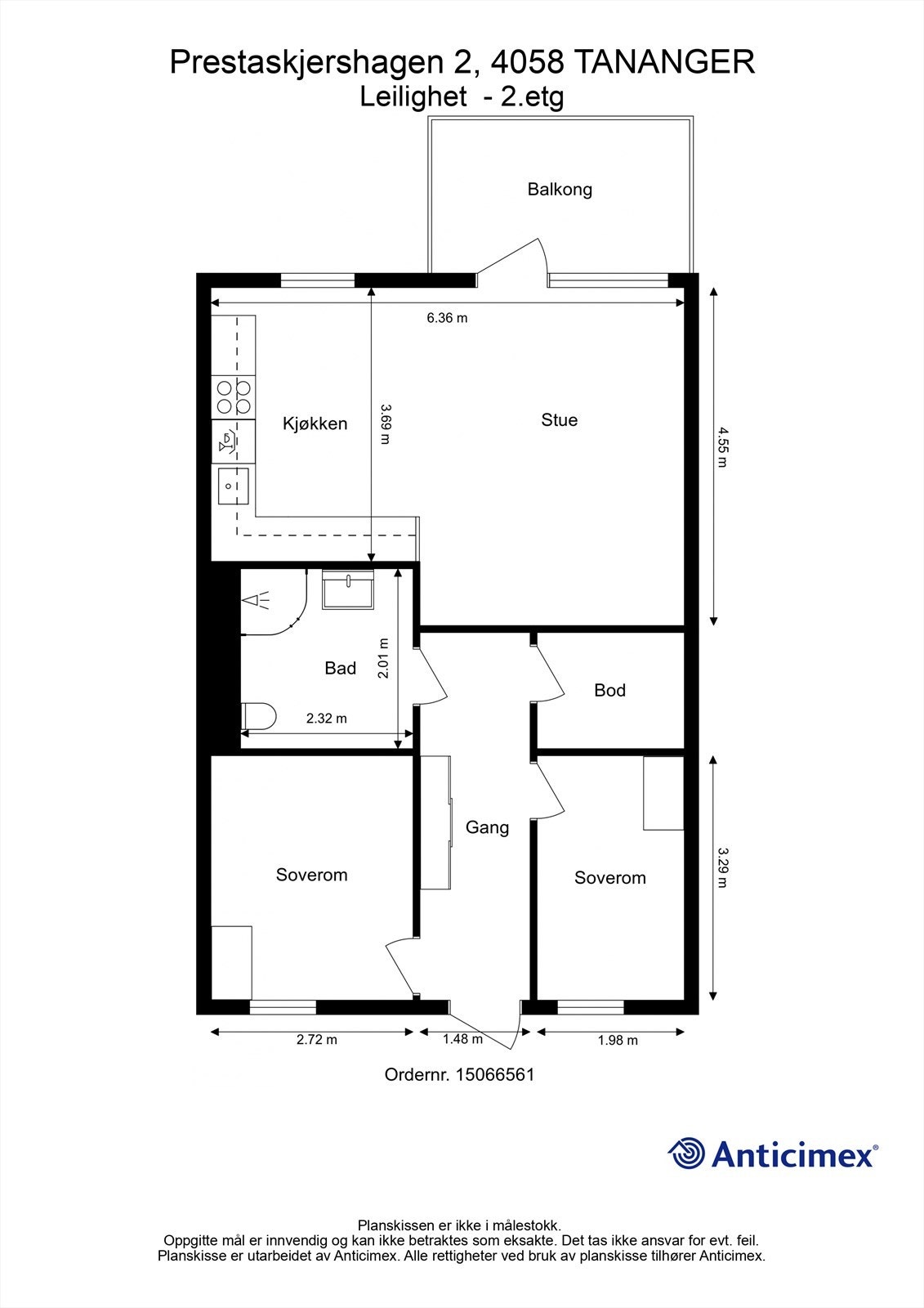 Plantegning Galleribilde
