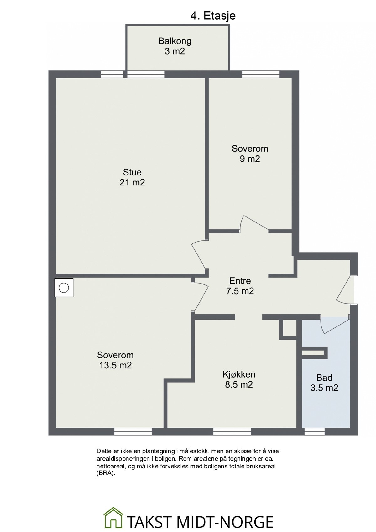 Planskisse Galleribilde