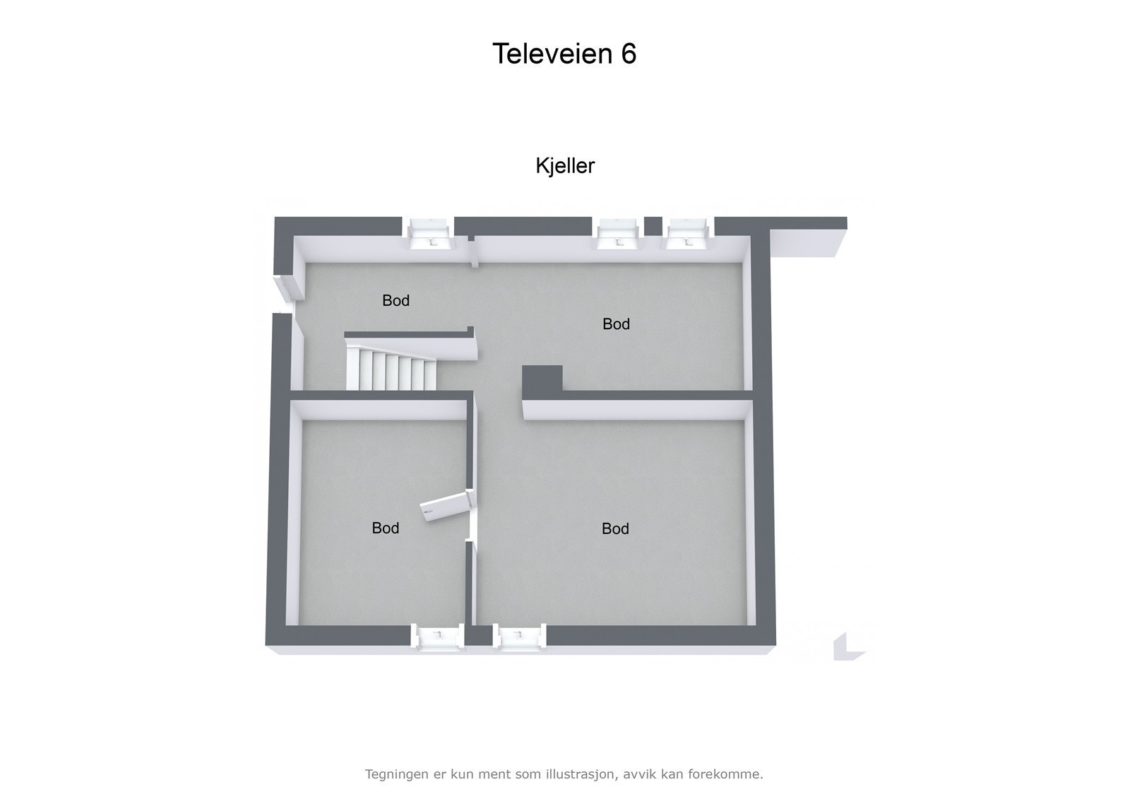 Plantegning Kjeller Galleribilde