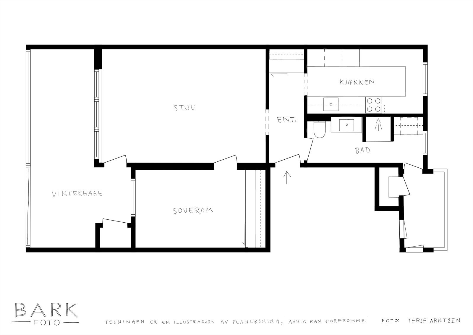 Planskisse | 4 etg Galleribilde