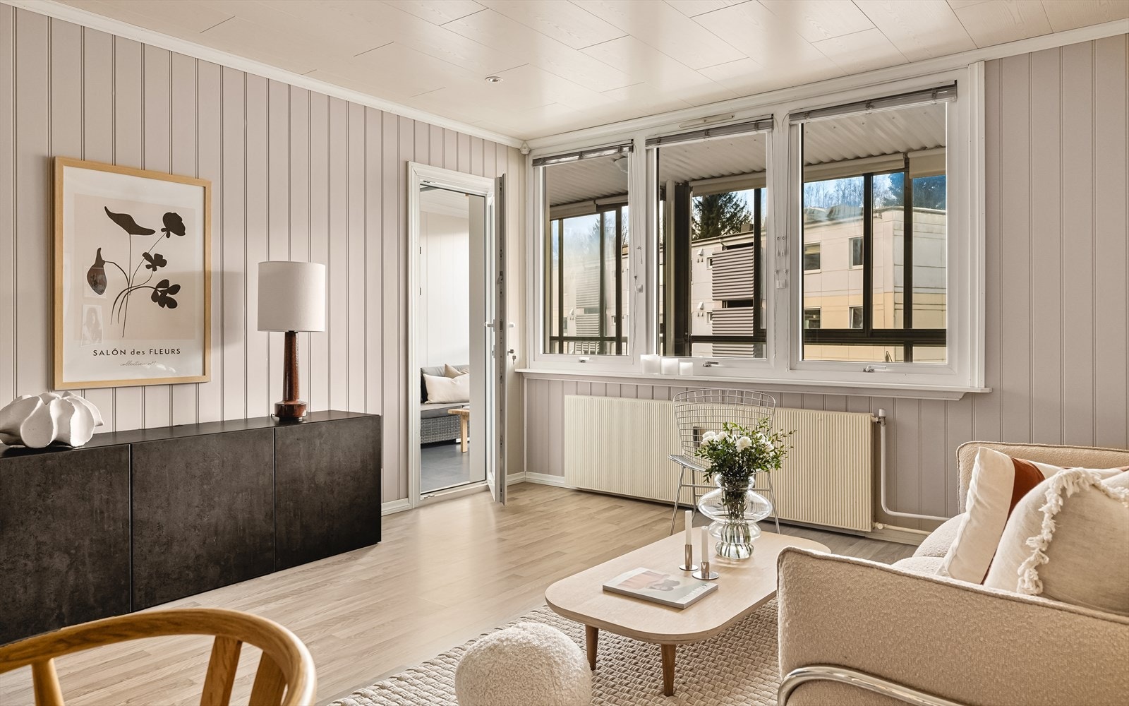 Fra stuen er det adkomst til altanen. Galleribilde