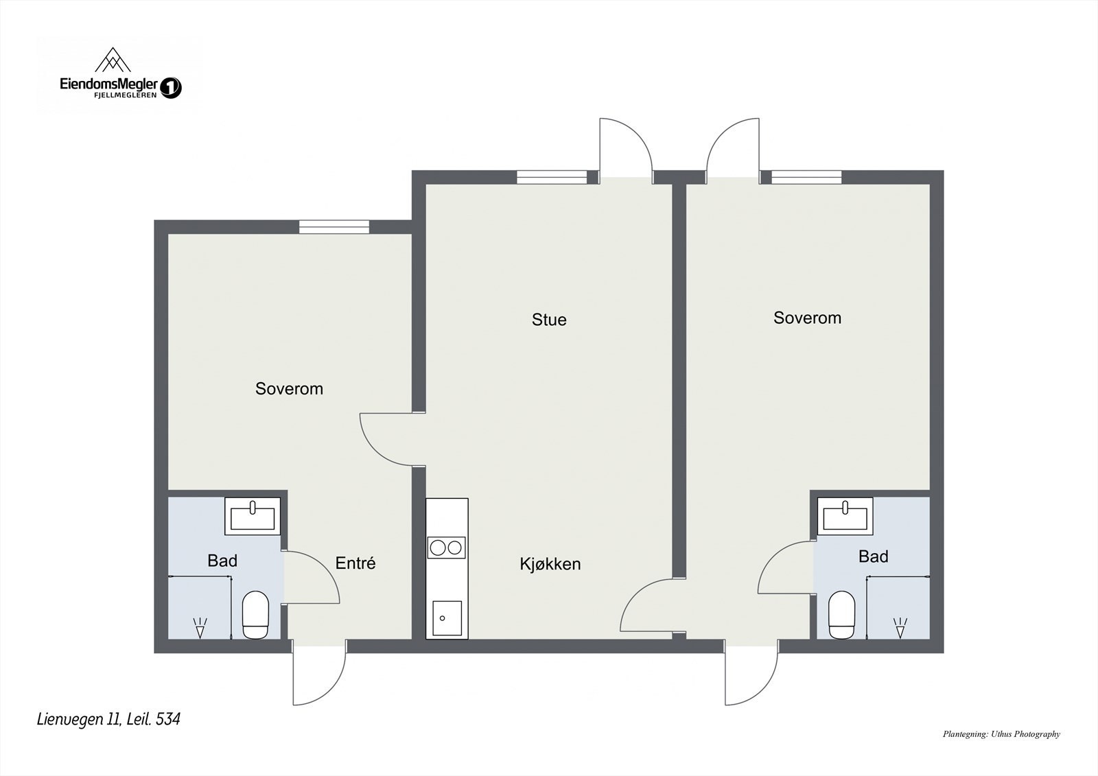 Plantegning Galleribilde