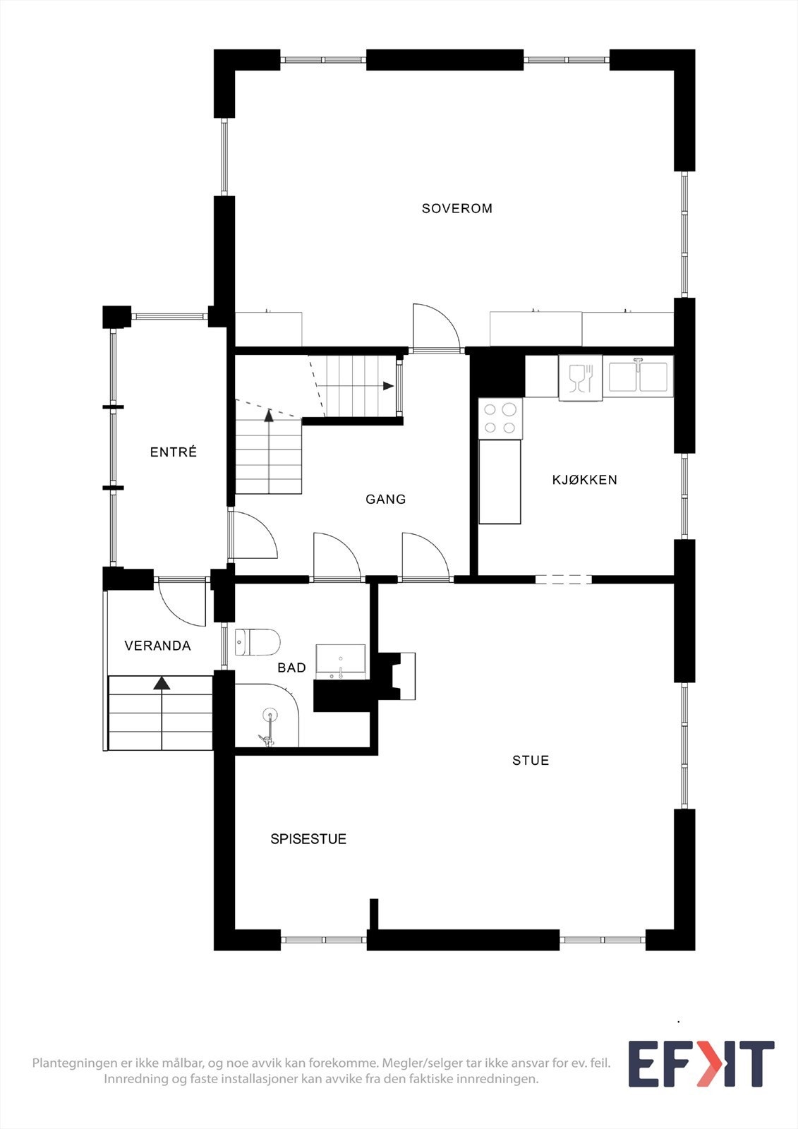 Planskisse 1.etasje Galleribilde