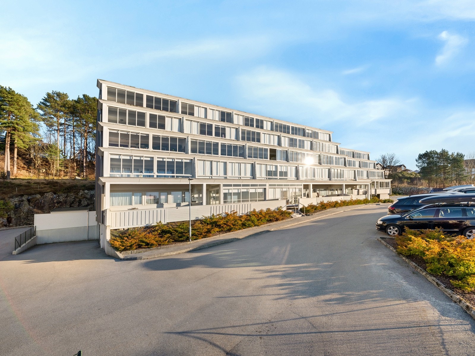 Leiligheten har en fin beliggenhet i 2.etasje Galleribilde