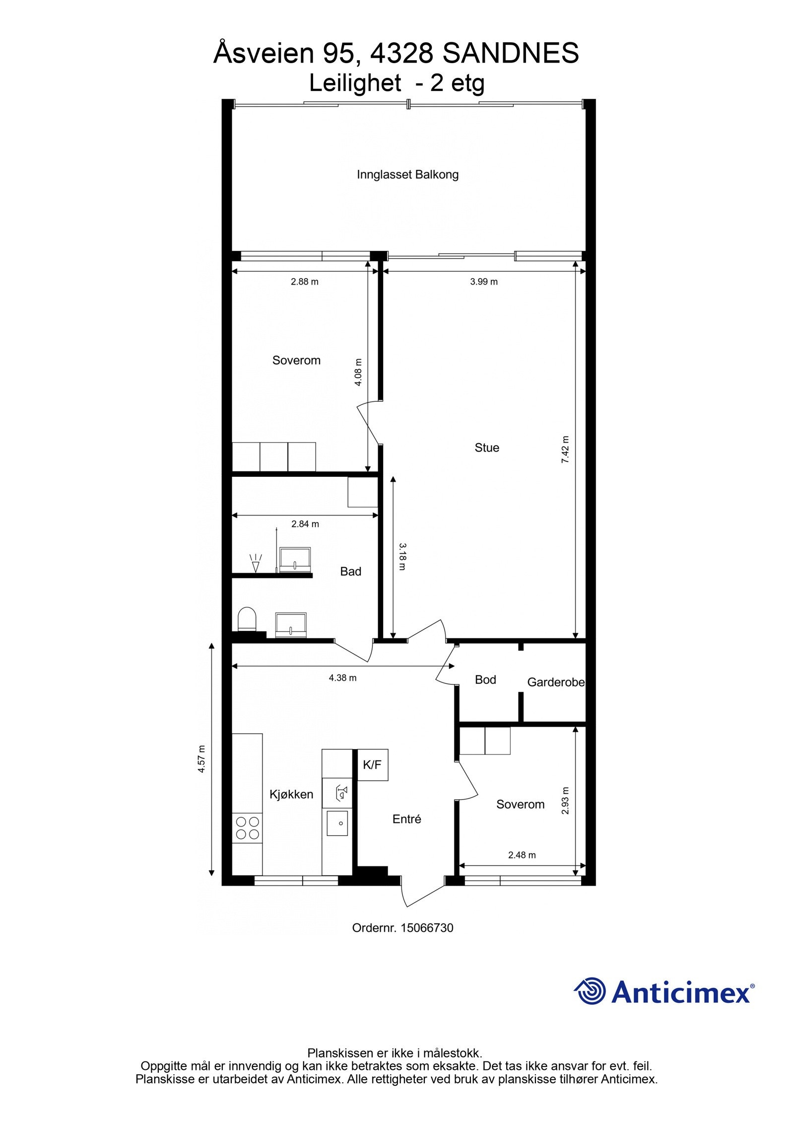 Plantegning Galleribilde