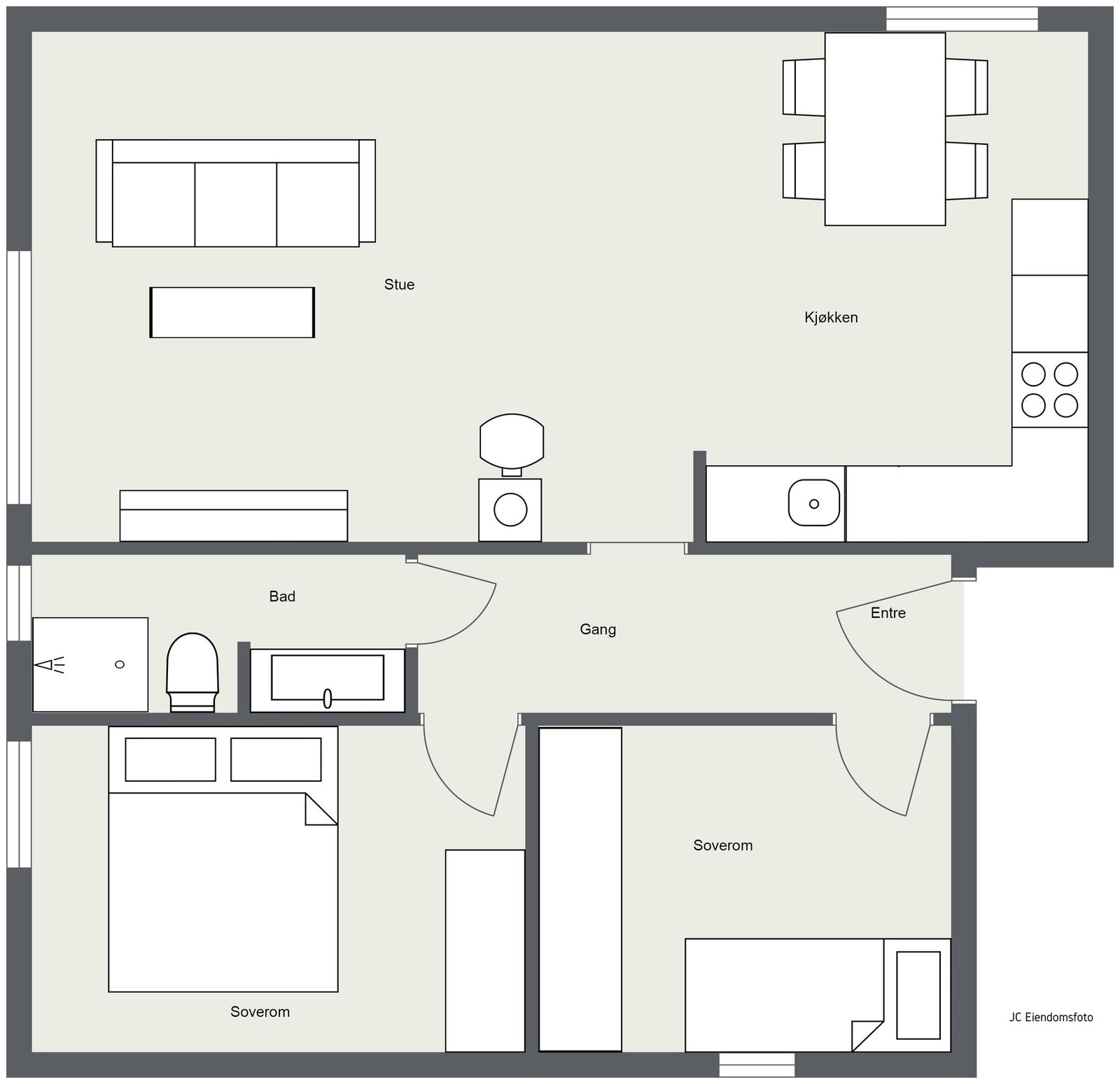 Plantegning. Galleribilde