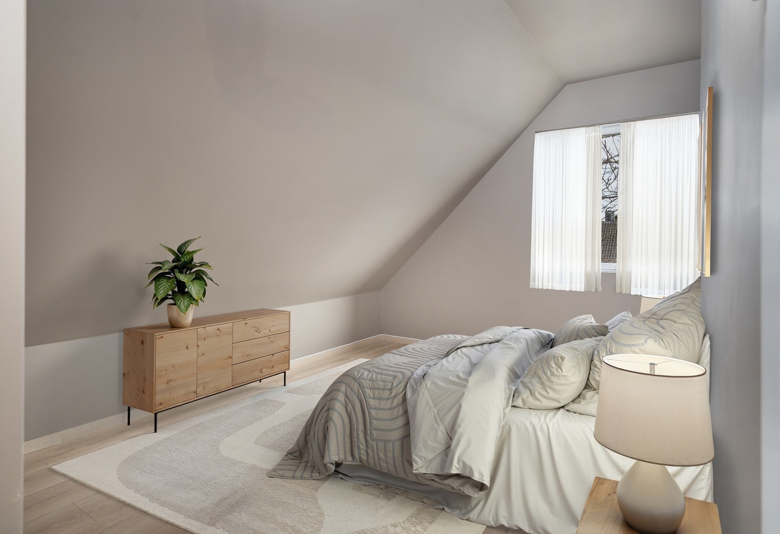 Hovedsoverommet er av god størrelse. Galleribilde