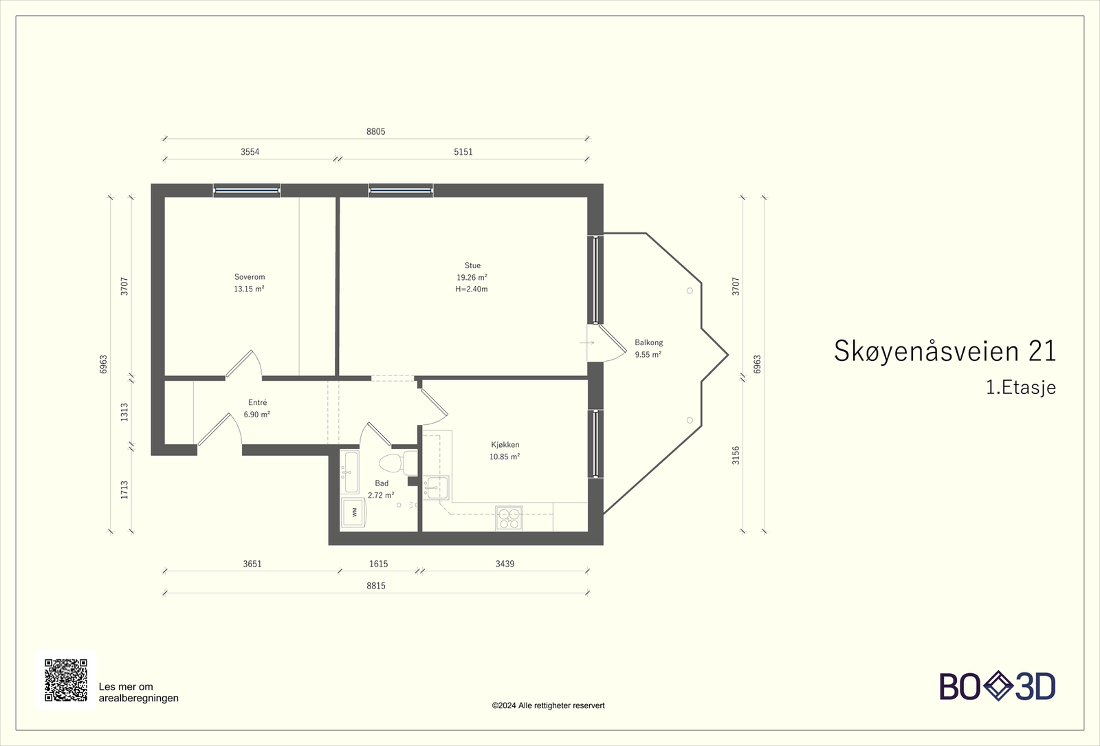 Plantegning. Galleribilde