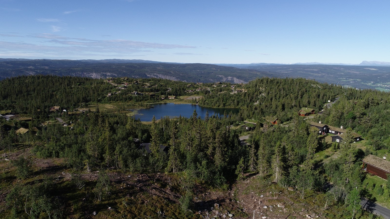 Utsikt fra tomteområdet Galleribilde